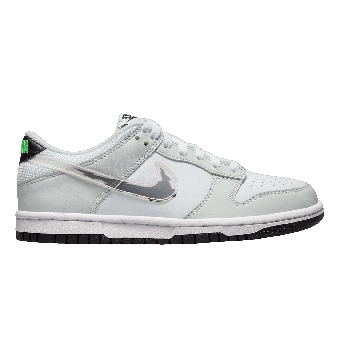 Nike Dunk Low Glitch Swoosh White Grey (GS) DV3033-001