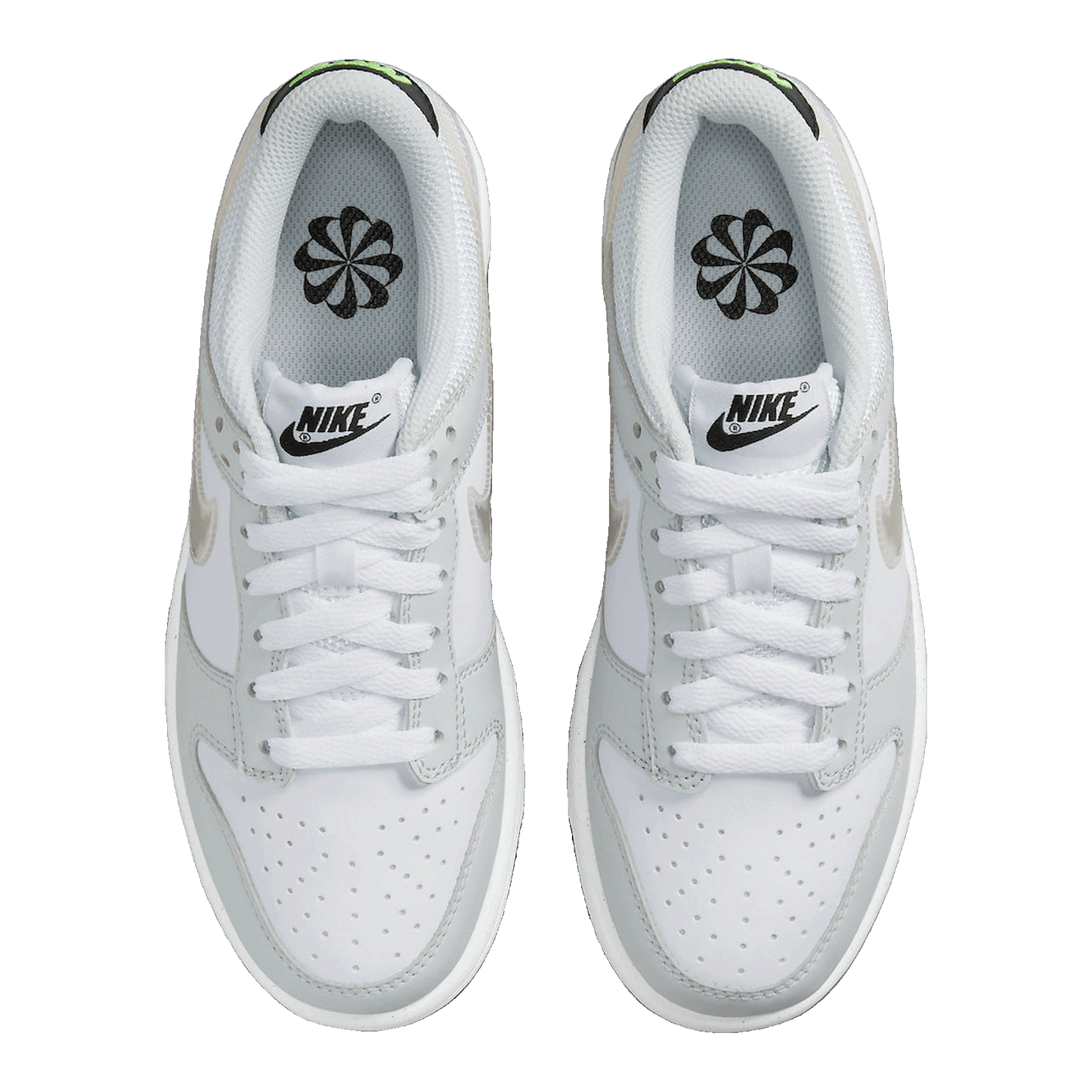 Nike Dunk Low Glitch Swoosh White Grey (GS) DV3033-001