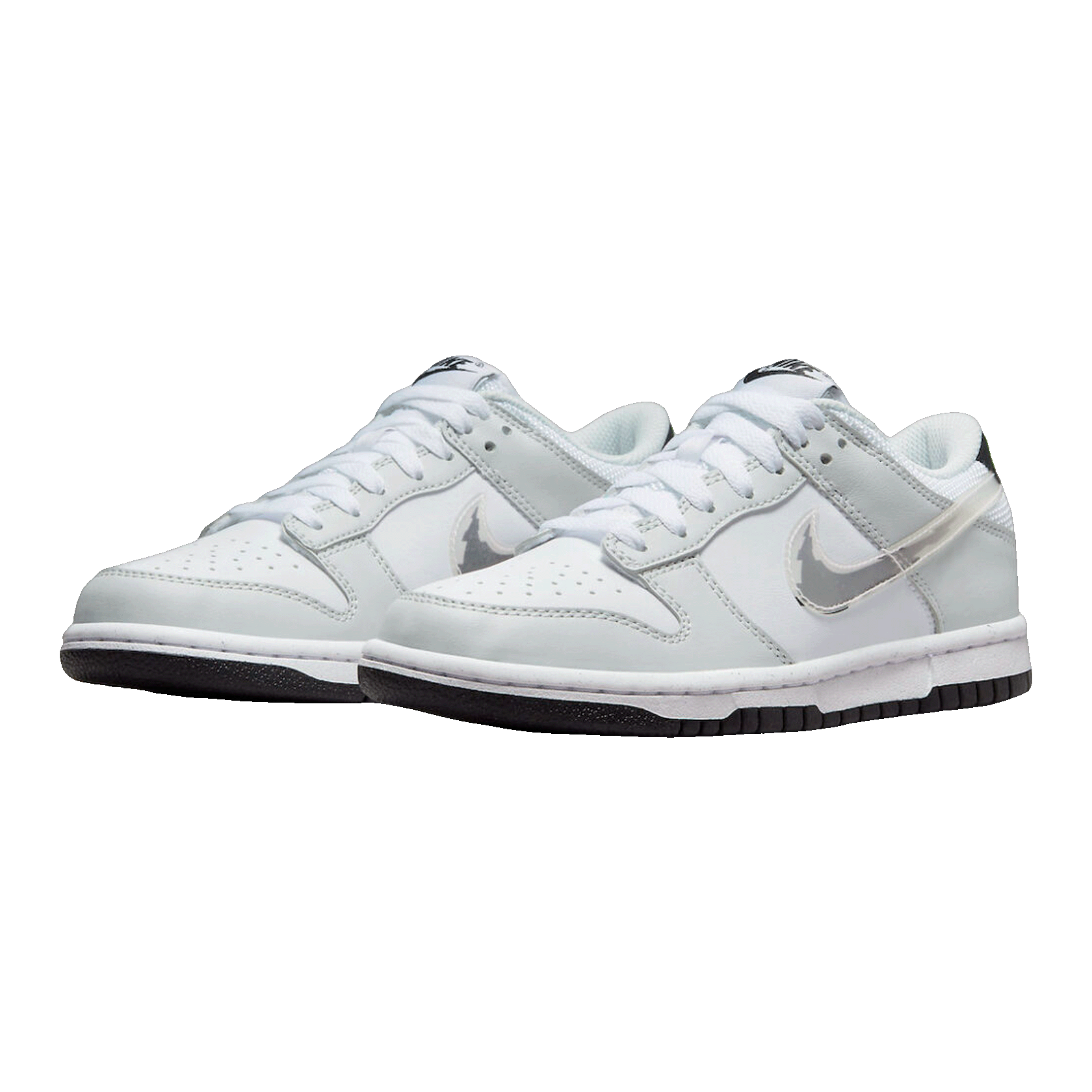 Nike Dunk Low Glitch Swoosh White Grey (GS) DV3033-001