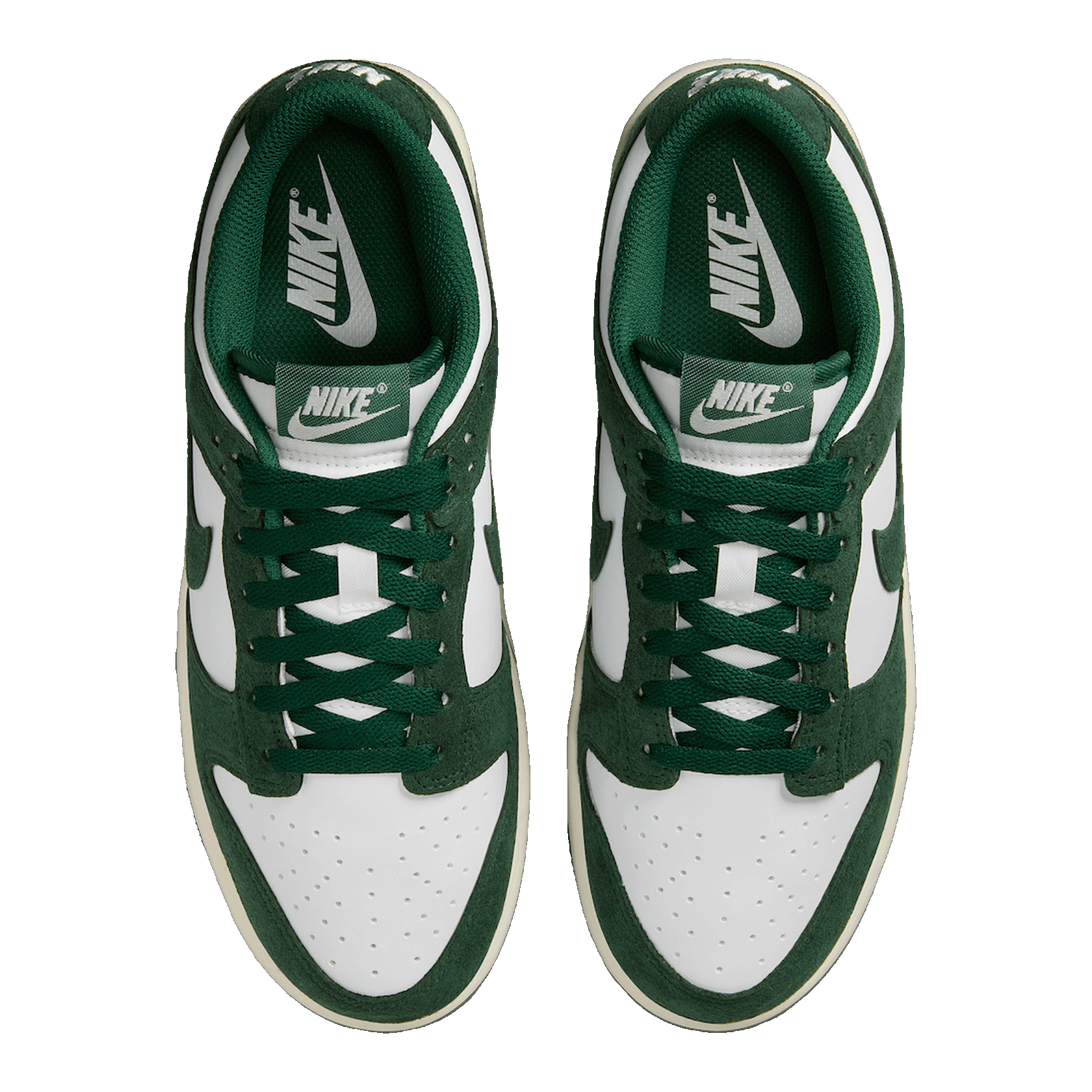 Nike Dunk Low Gorge Green Gold Mini Swoosh (W) IB4417-100