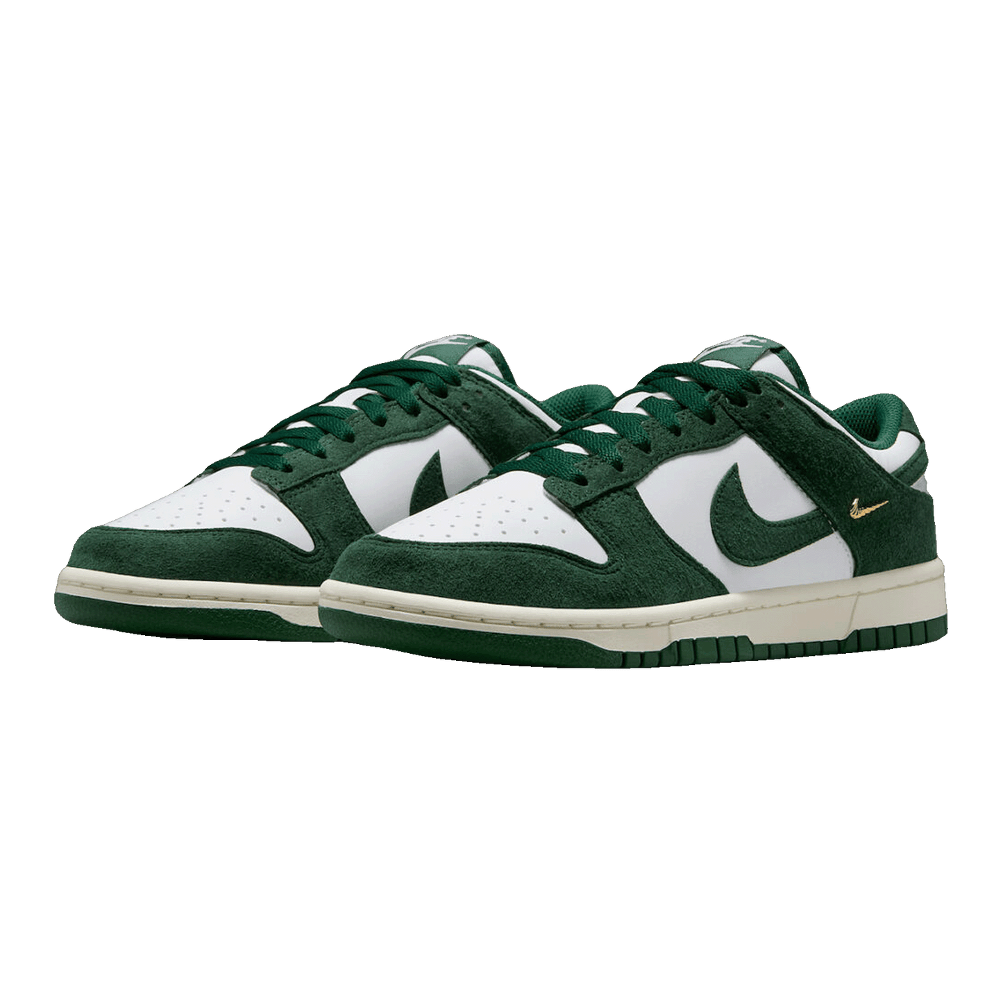 Nike Dunk Low Gorge Green Gold Mini Swoosh (W) IB4417-100