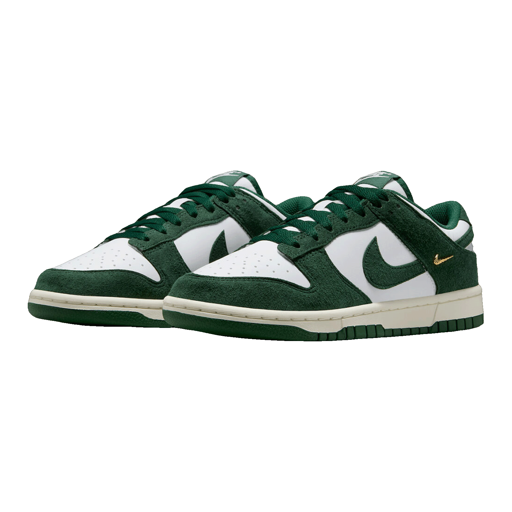 Nike Dunk Low Gorge Green Gold Mini Swoosh (W) IB4417-100
