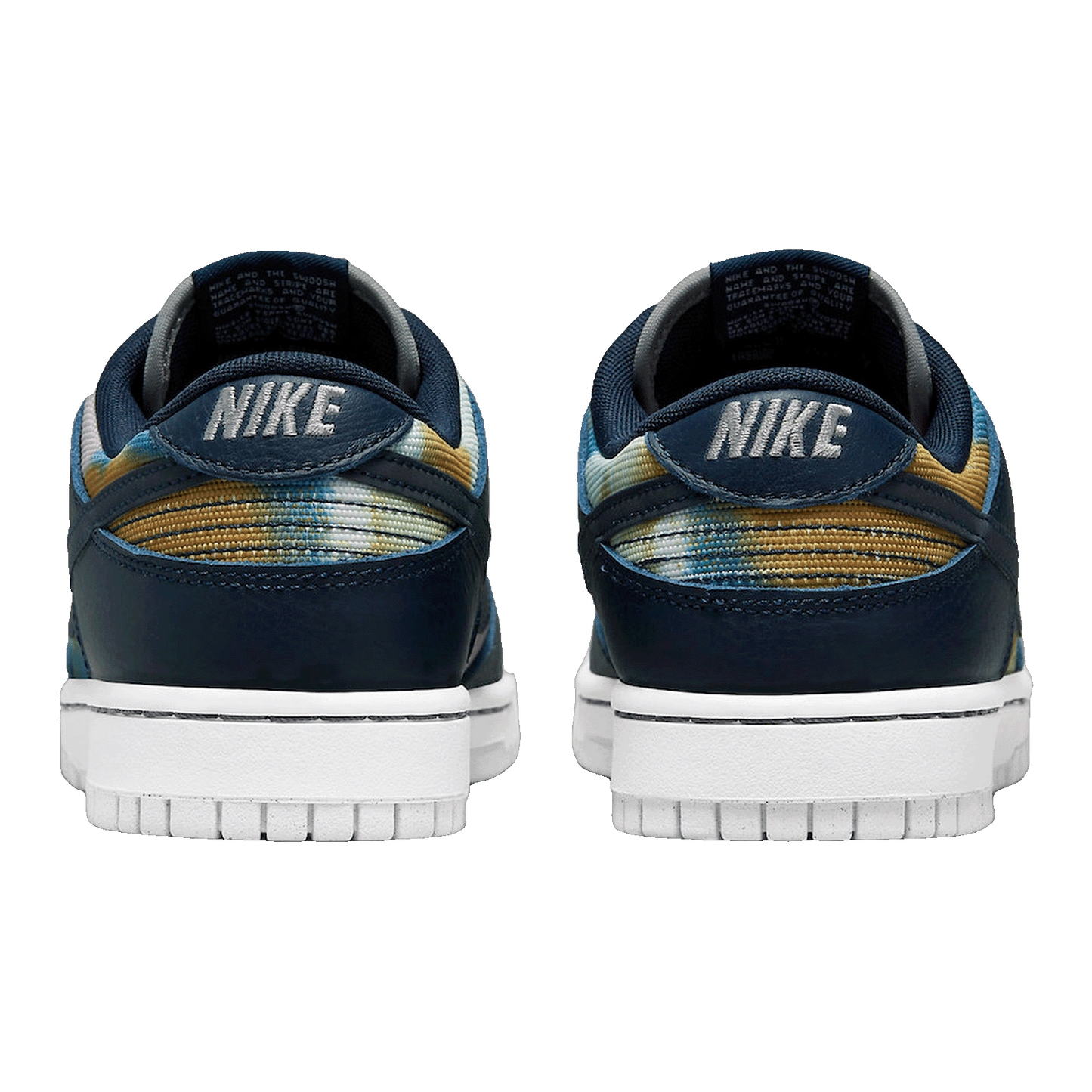 Nike Dunk Low Graffiti Navy Back DM0108-400