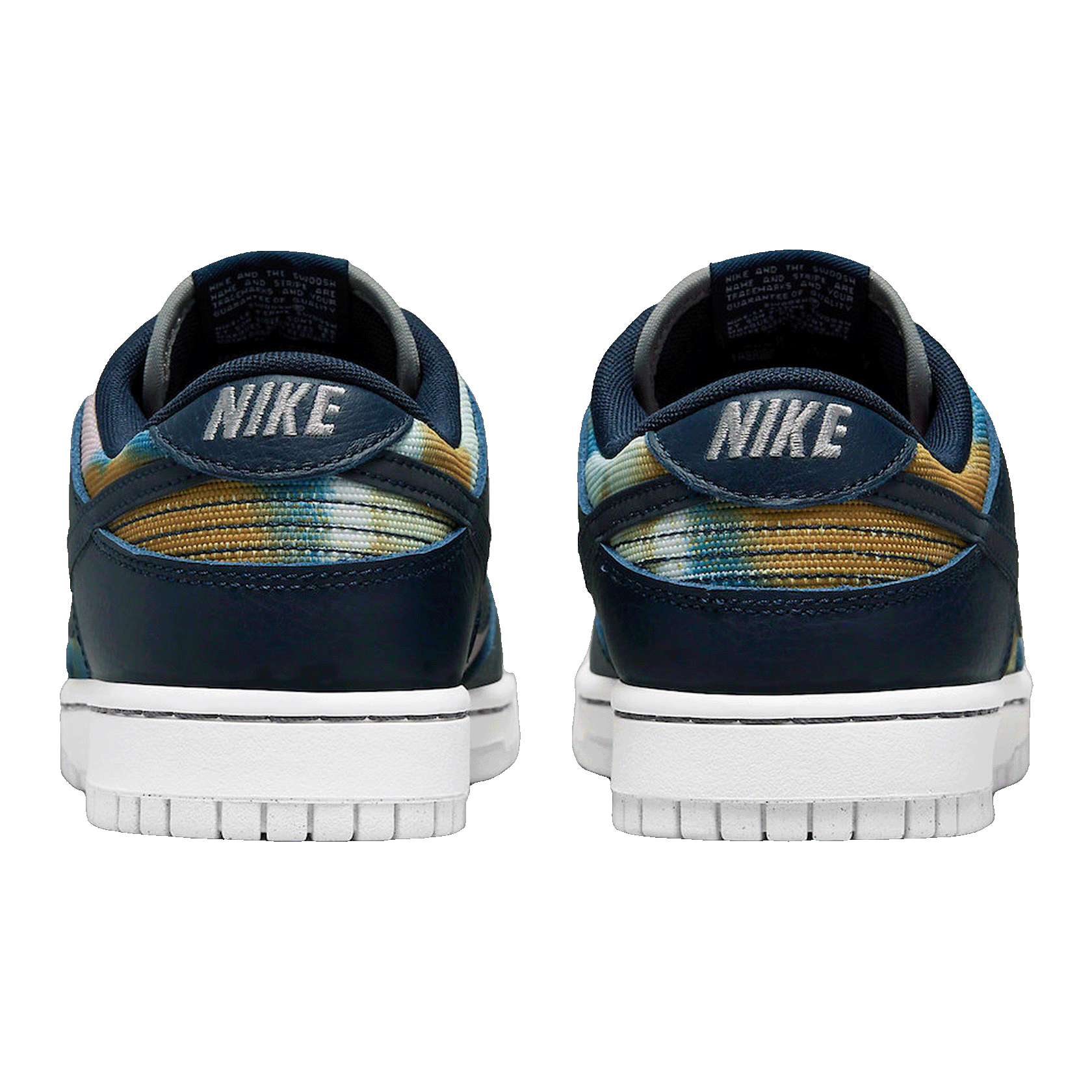Nike Dunk Low Graffiti Navy Back DM0108-400