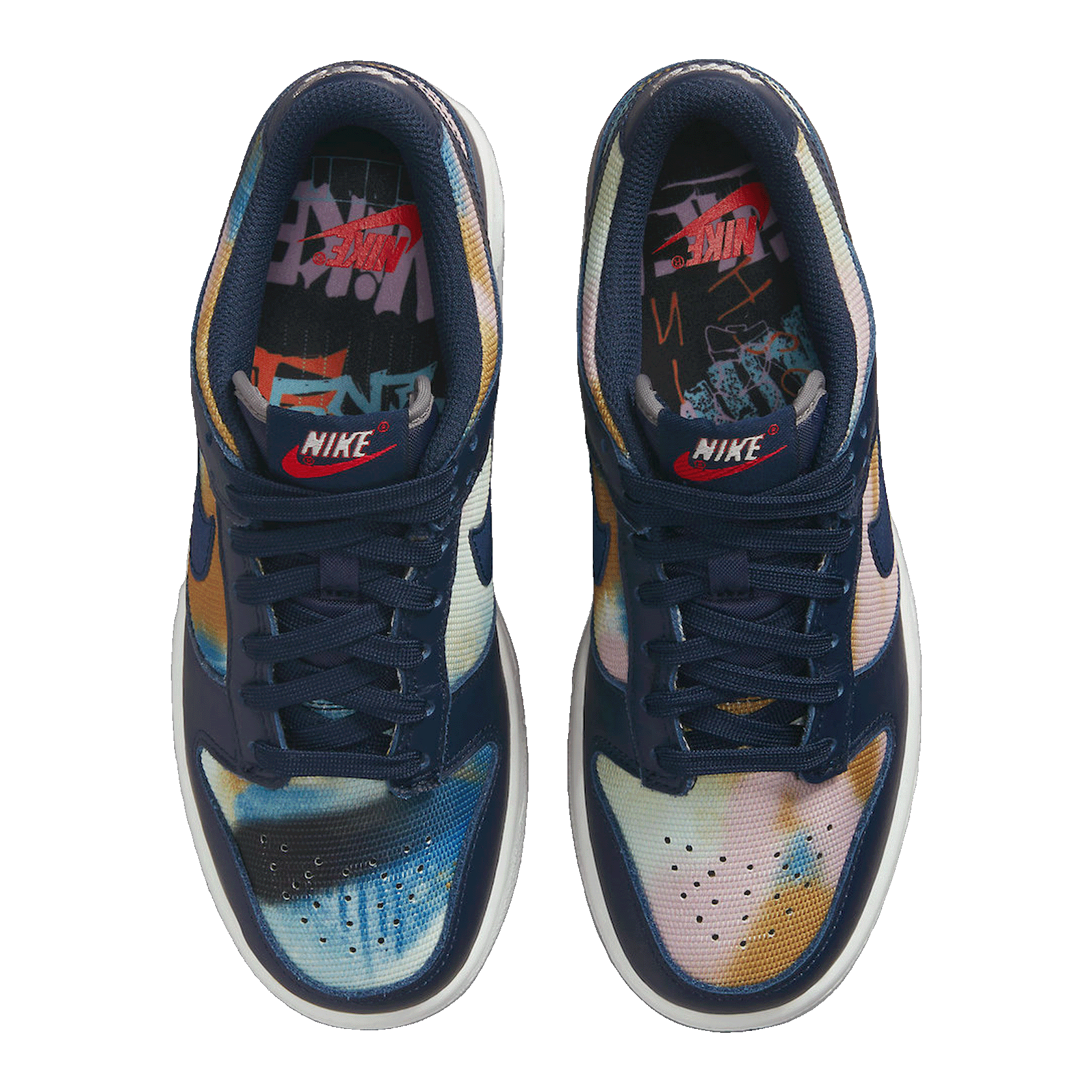 Nike Dunk Low Graffiti Navy (GS) Oben DM1051-400