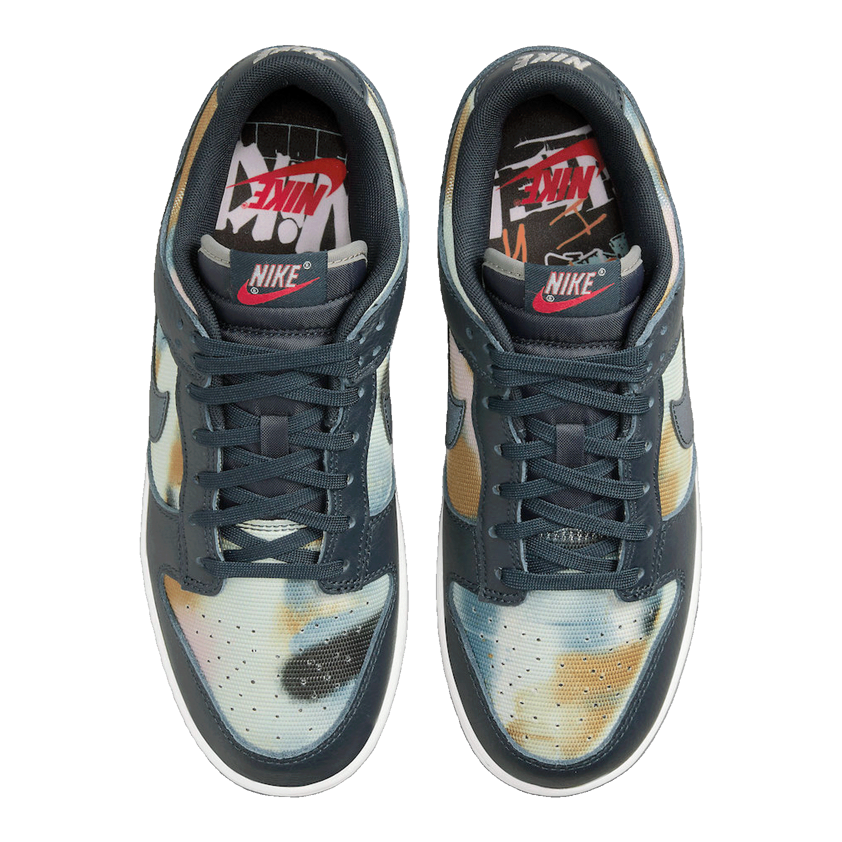 Nike Dunk Low Graffiti Navy Oben DM0108-400