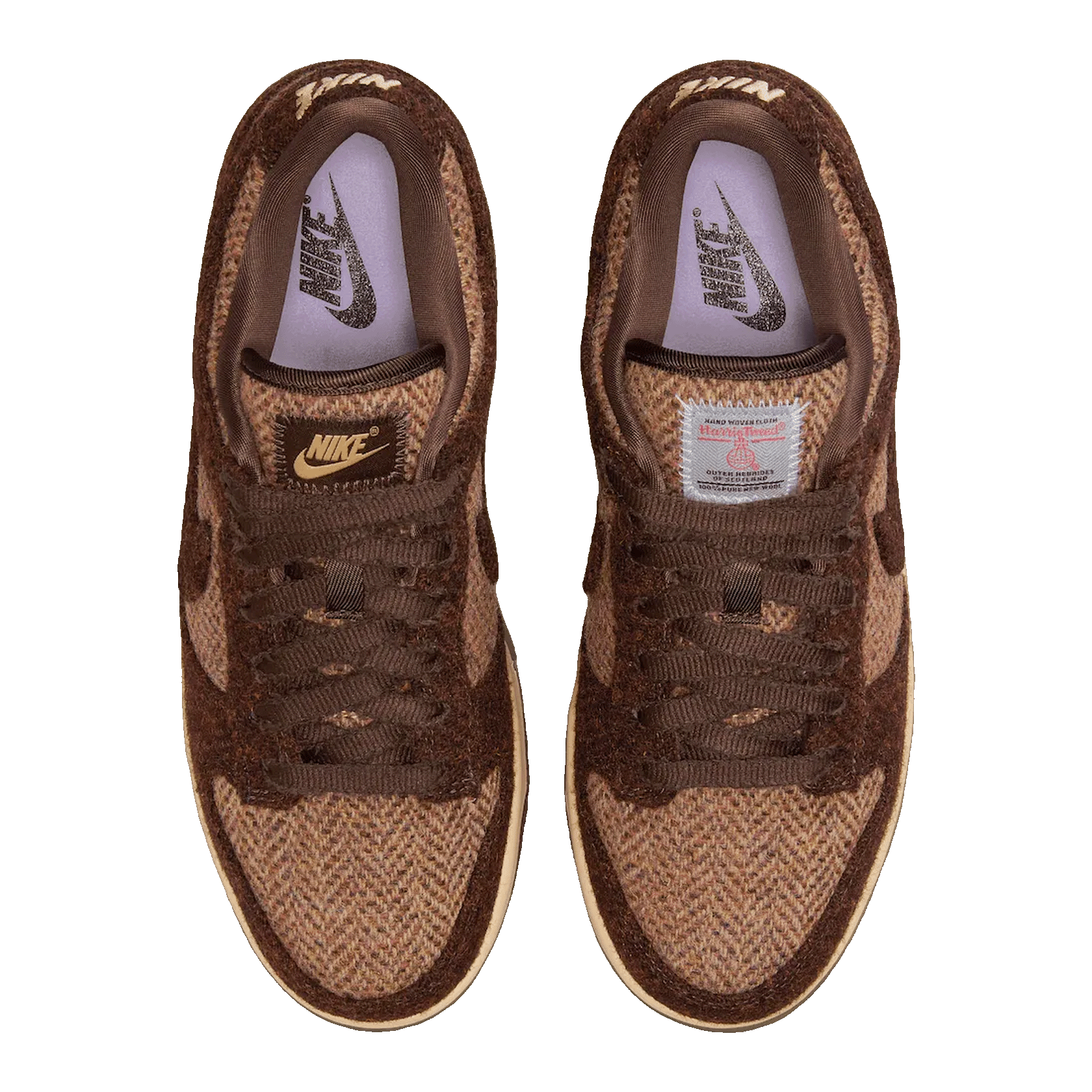 Nike Dunk Low Harris Tweed Sesame (W) Oben IO0052-200