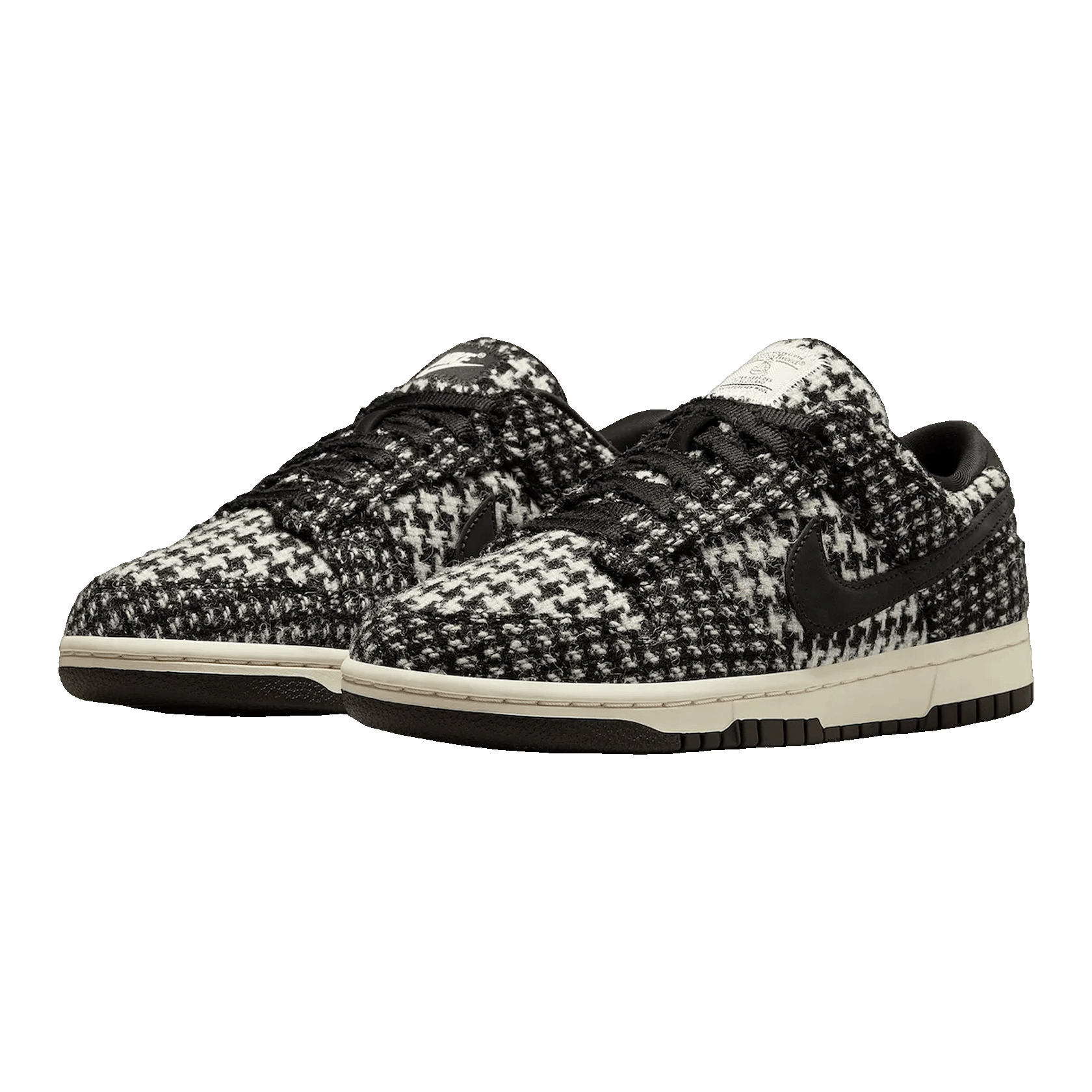 Nike Dunk Low Harris Tweed White Black Multi (W) HQ5036-901