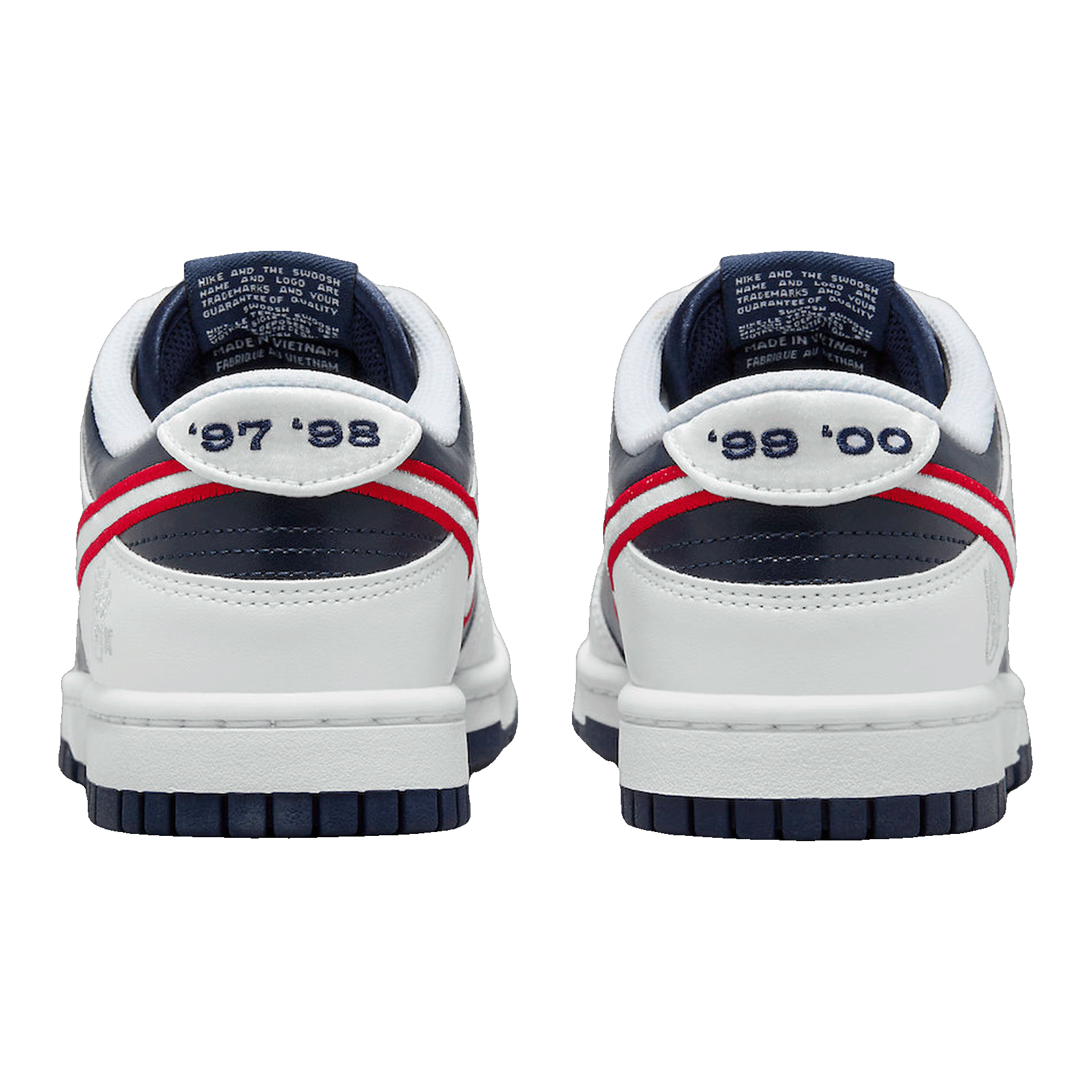 Nike Dunk Low Houston Comets Four-Peat (W) Back DZ2780-100