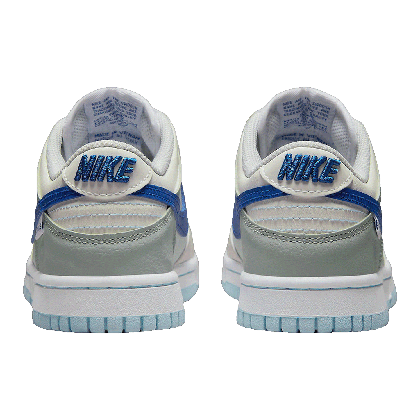Nike Dunk Low Ivory Hyper Royal (GS) Back FB1843-141