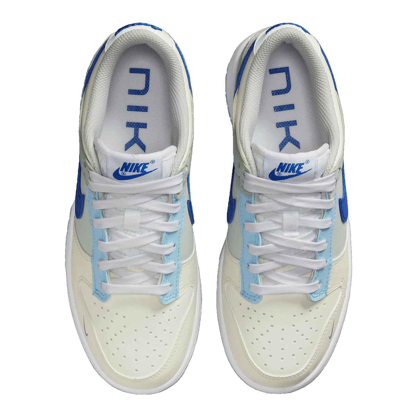 Nike Dunk Low Ivory Hyper Royal (GS) Oben FB1843-141