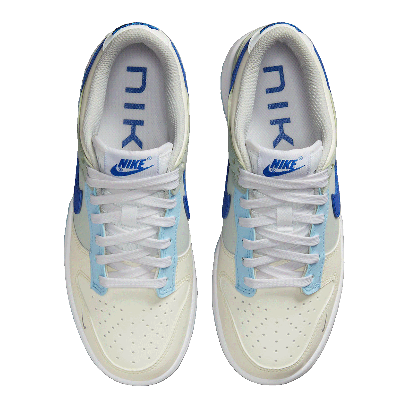 Nike Dunk Low Ivory Hyper Royal (GS) Oben FB1843-141