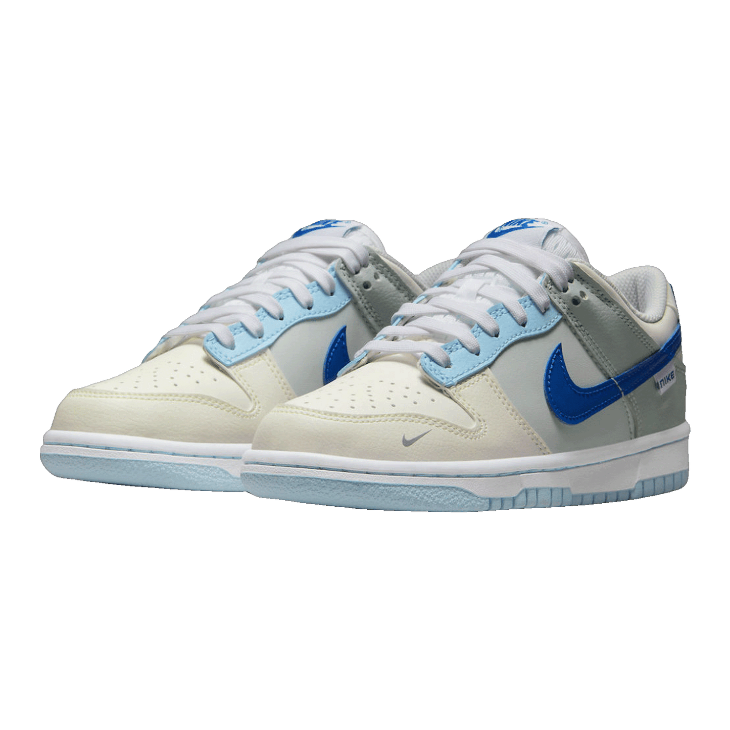 Nike Dunk Low Ivory Hyper Royal (GS) Side FB1843-141