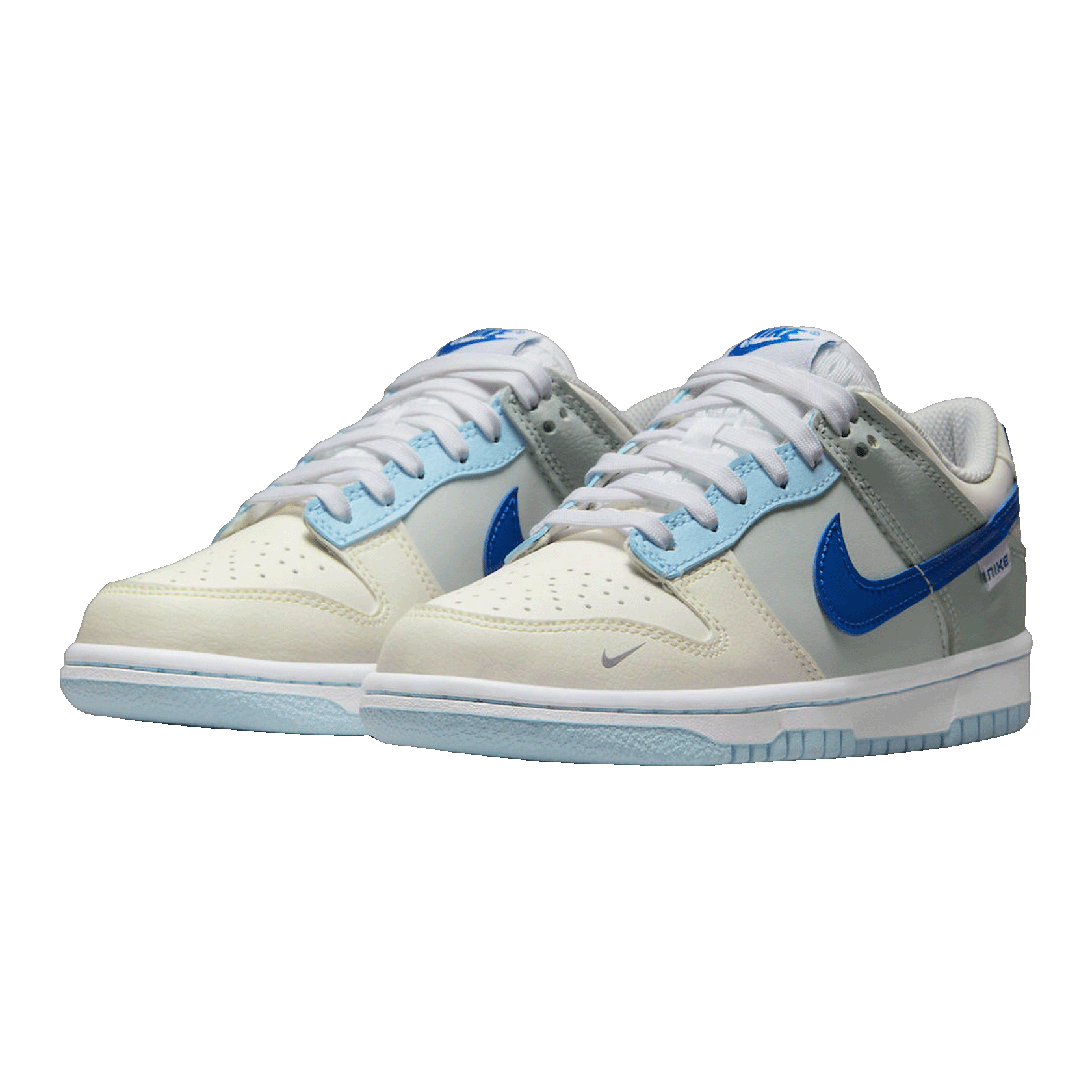 Nike Dunk Low Ivory Hyper Royal (GS) Side FB1843-141