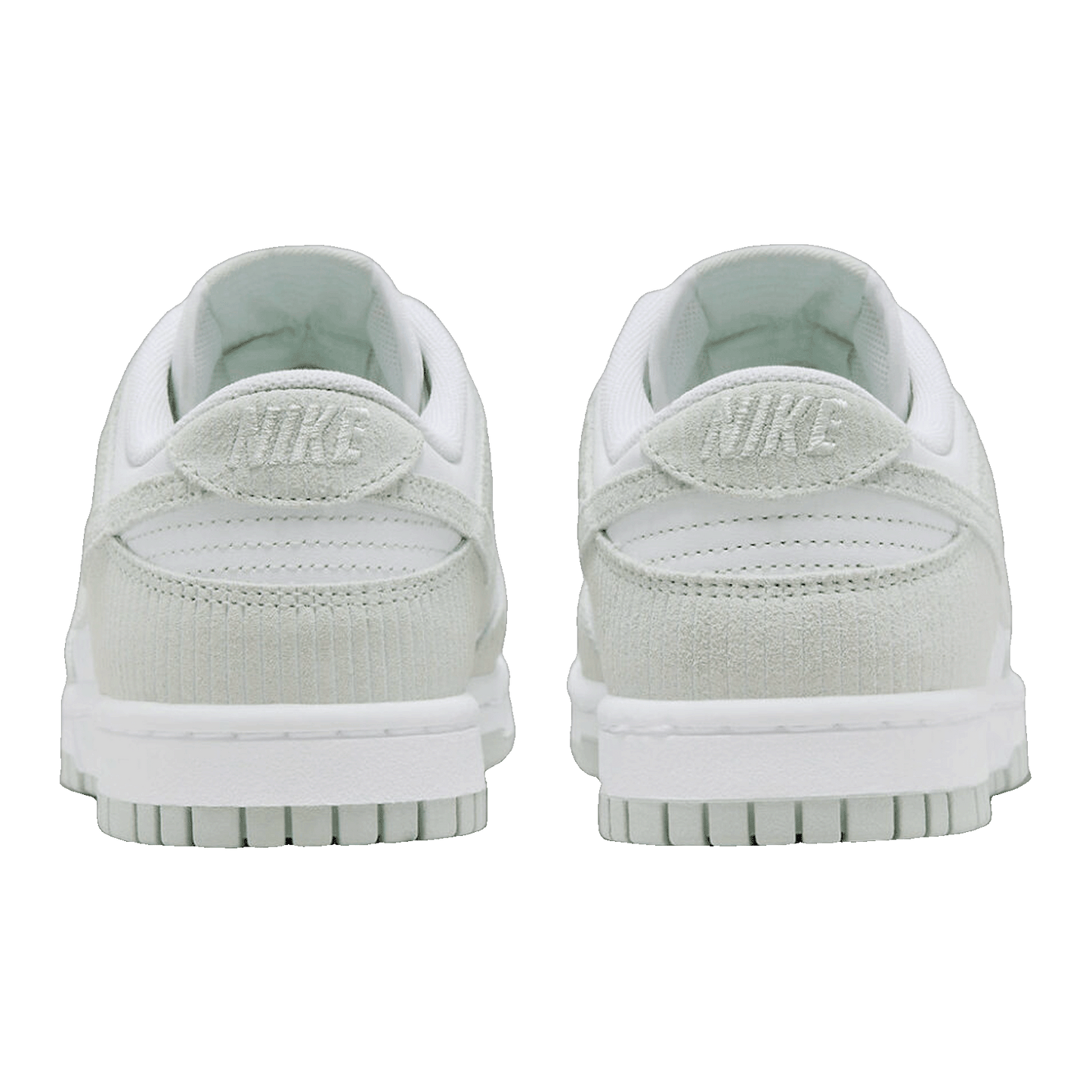 Nike Dunk Low Light Silver Corduroy (W) Back FN7658-100