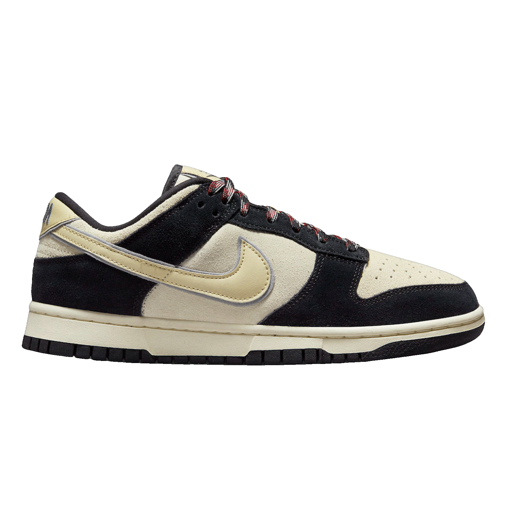 Nike Dunk Low LX Black Suede Team Gold (W) DV3054-001