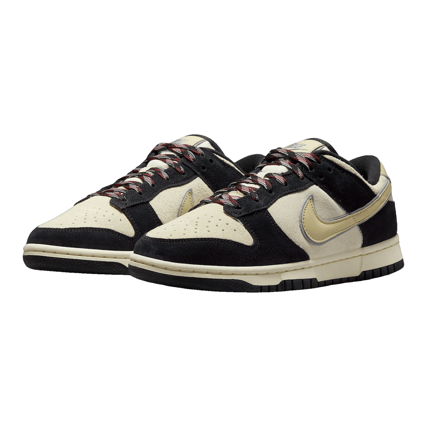 Nike Dunk Low LX Black Suede Team Gold (W) DV3054-001