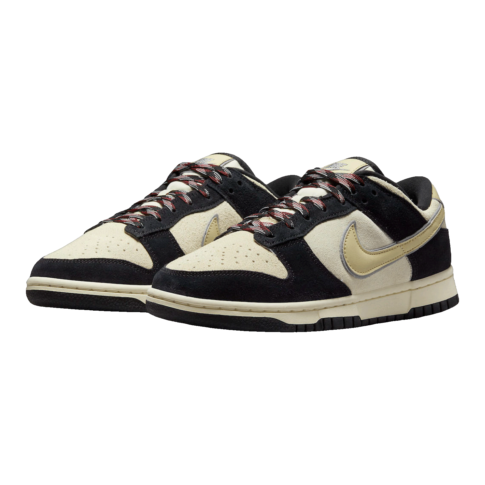 Nike Dunk Low LX Black Suede Team Gold (W) DV3054-001