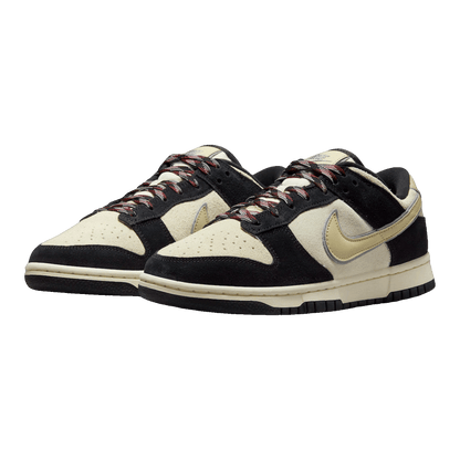 Nike Dunk Low LX Black Suede Team Gold (W) DV3054-001