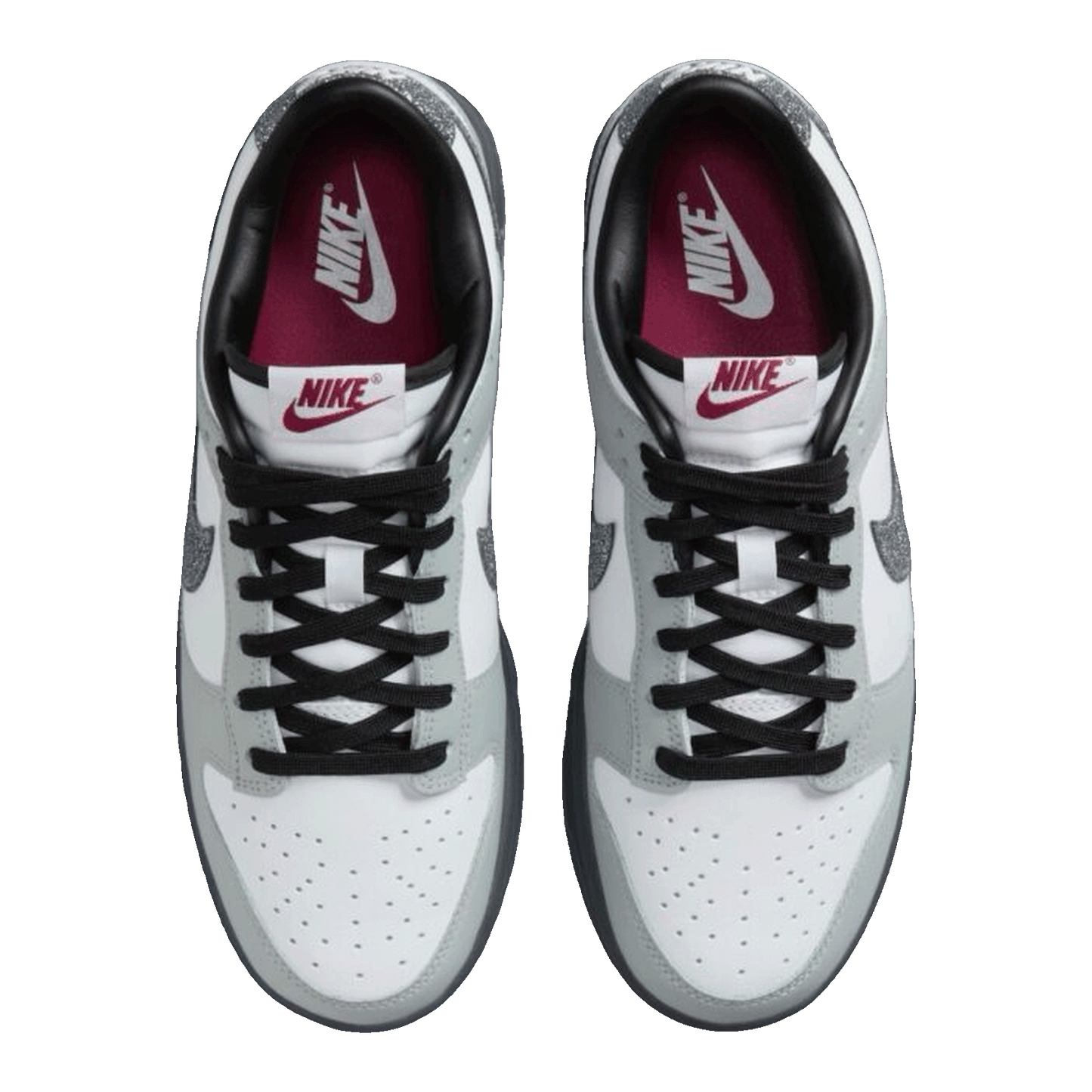 Nike Dunk Low LX Glitter Swoosh White Light Smoke Grey (W) HQ3462-191