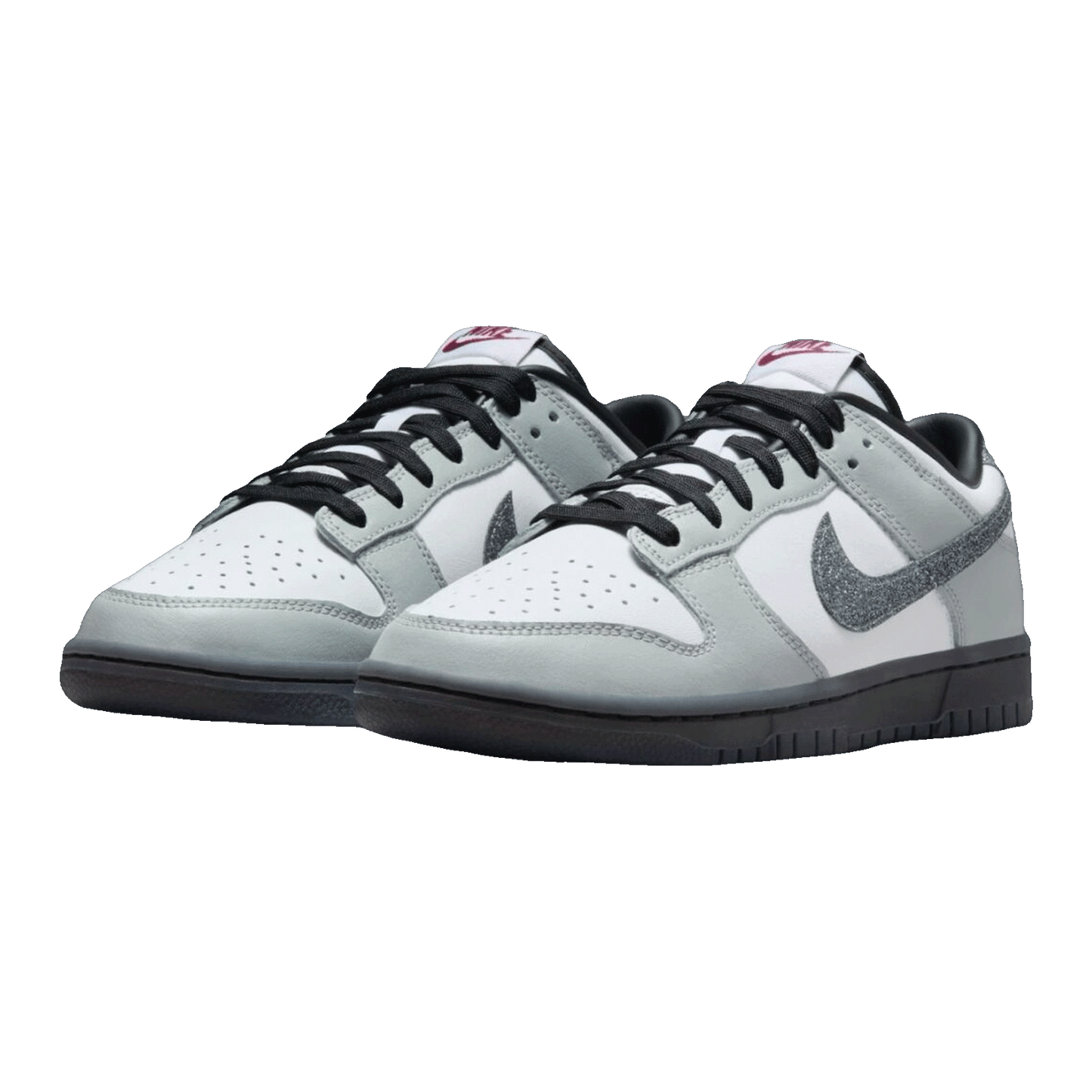 Nike Dunk Low LX Glitter Swoosh White Light Smoke Grey (W) HQ3462-191