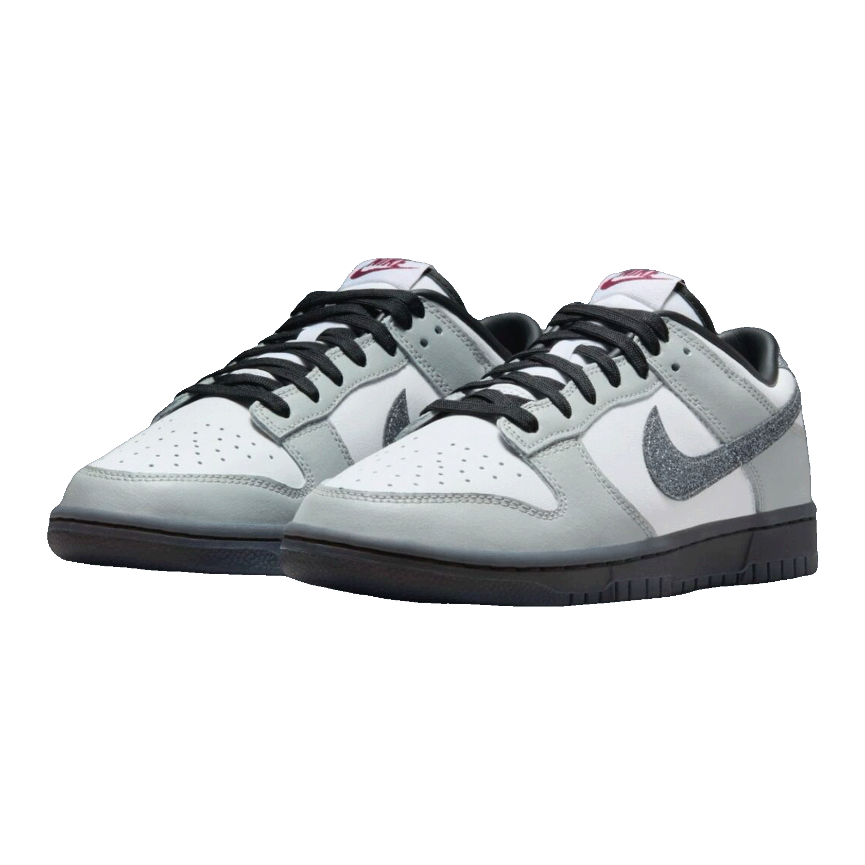 Nike Dunk Low LX Glitter Swoosh White Light Smoke Grey (W) HQ3462-191