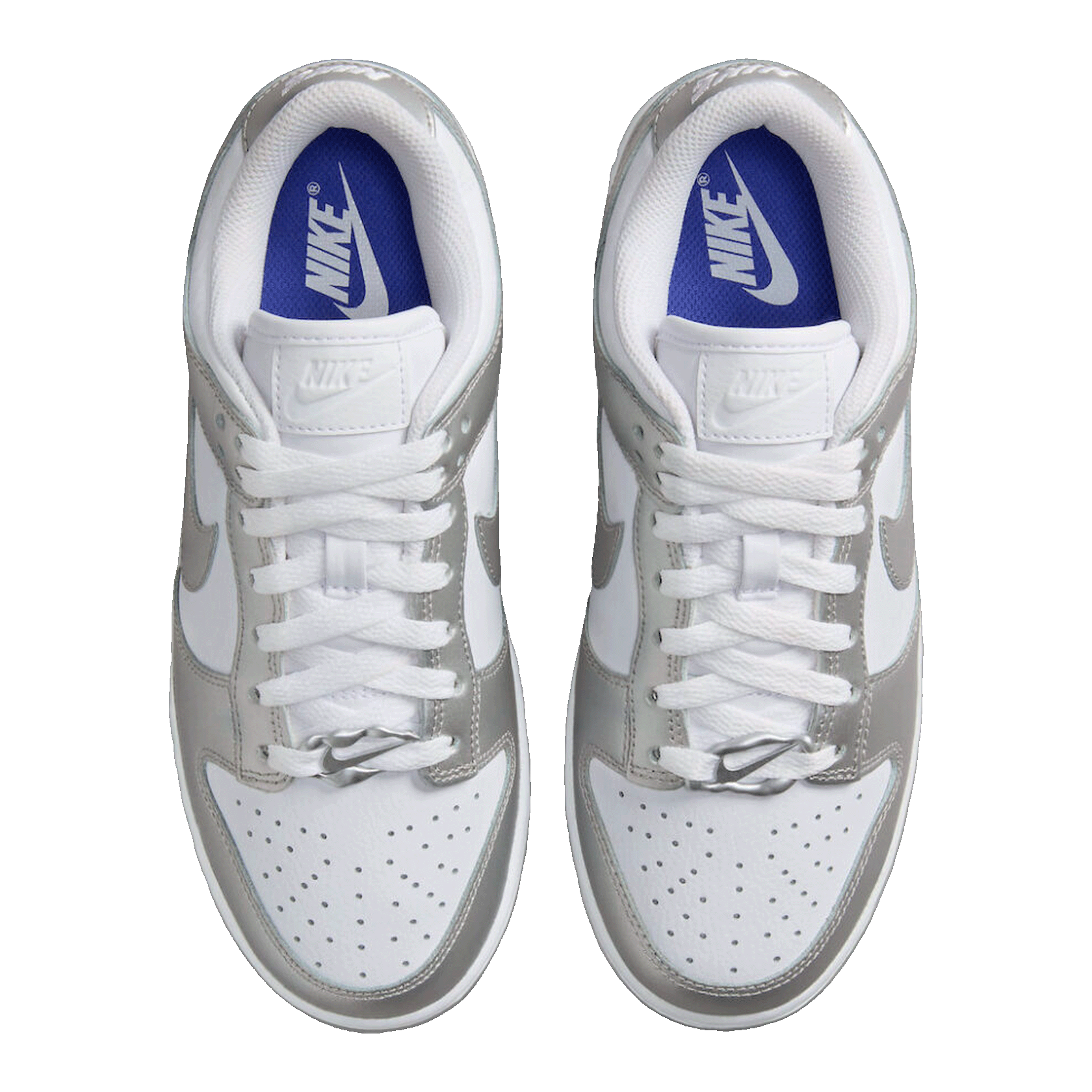 Nike Dunk Low Metallic Silver (W) Oben FV1311-100