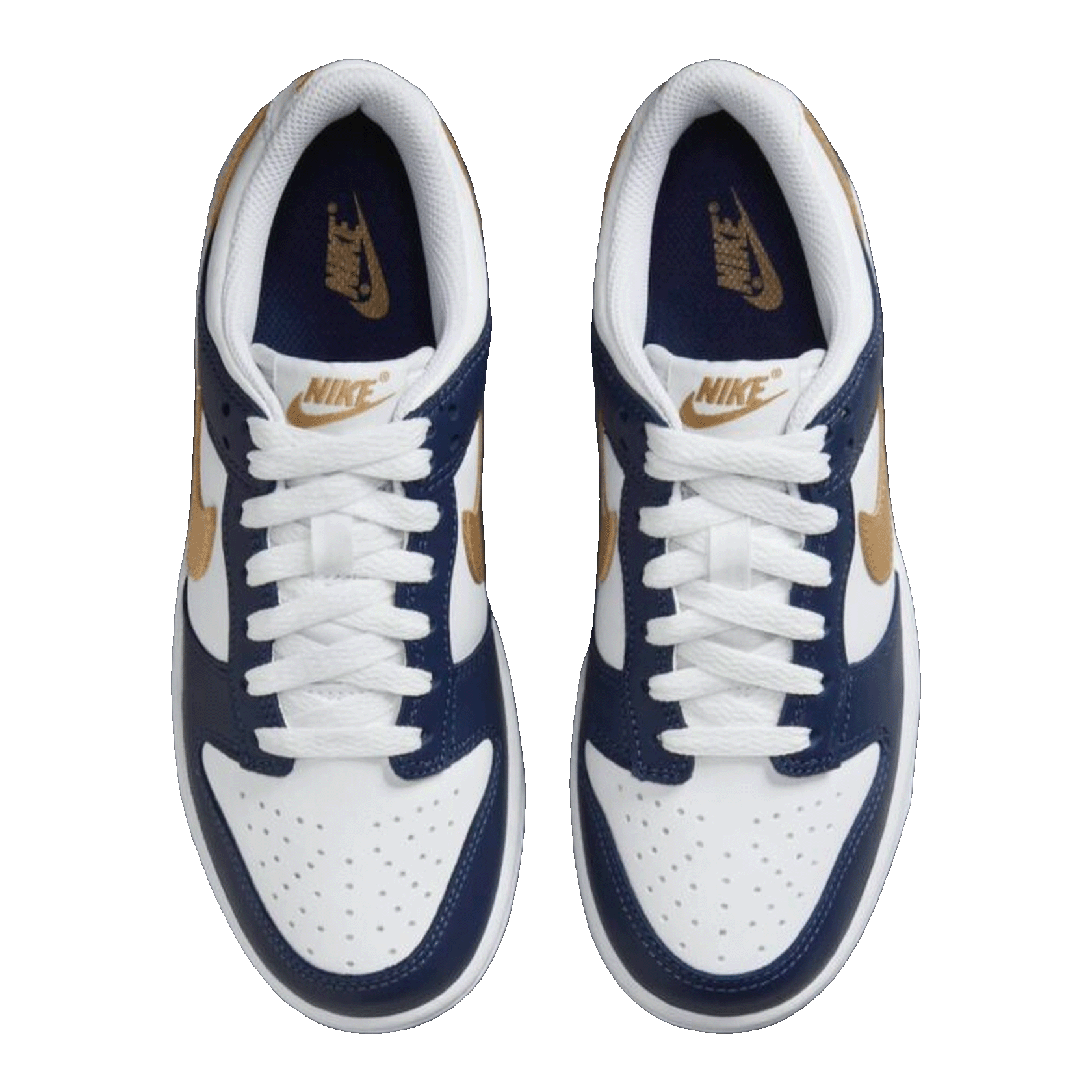 Nike Dunk Low Midnight Navy Wheat (GS) Oben FB9109-111
