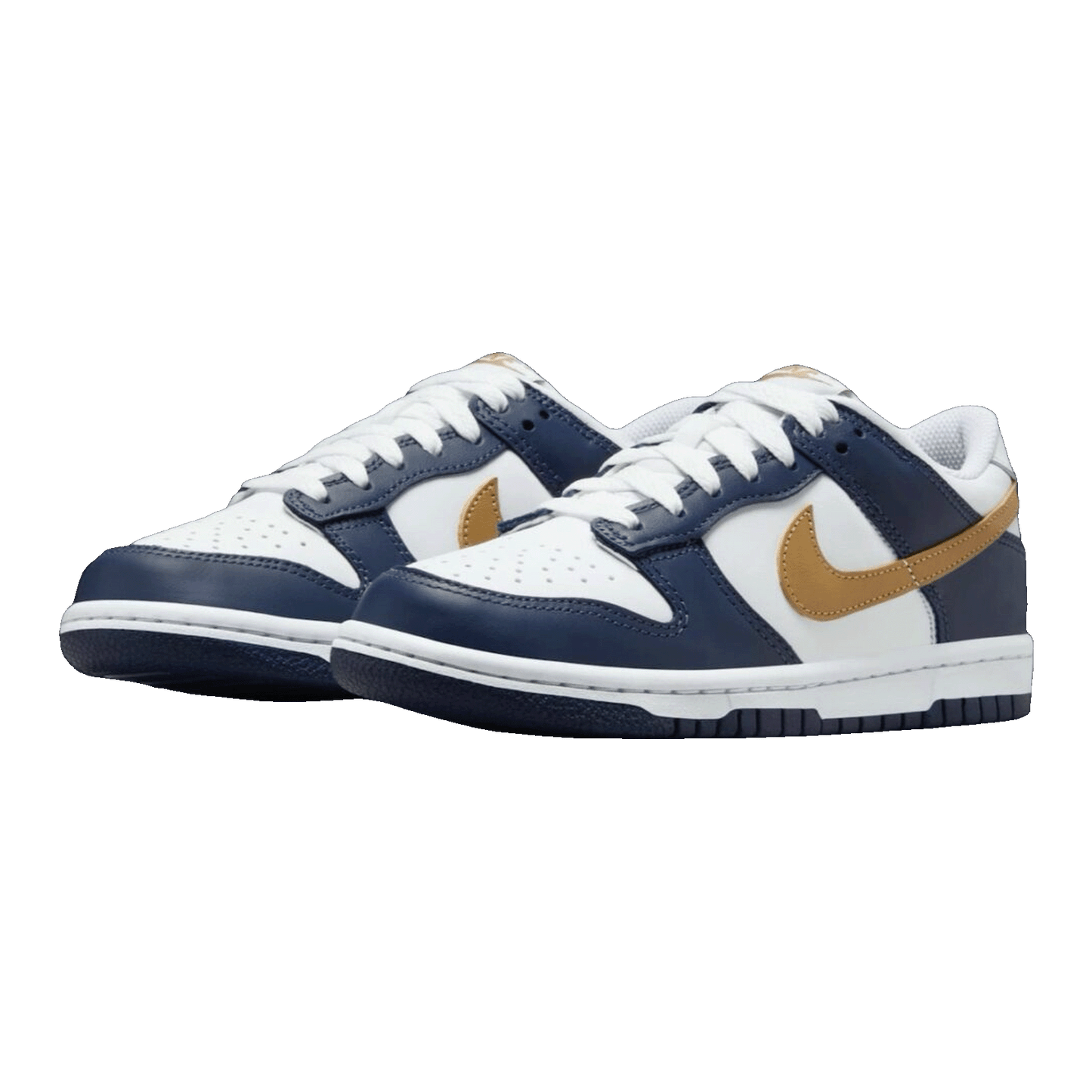 Nike Dunk Low Midnight Navy Wheat (GS) Side FB9109-111