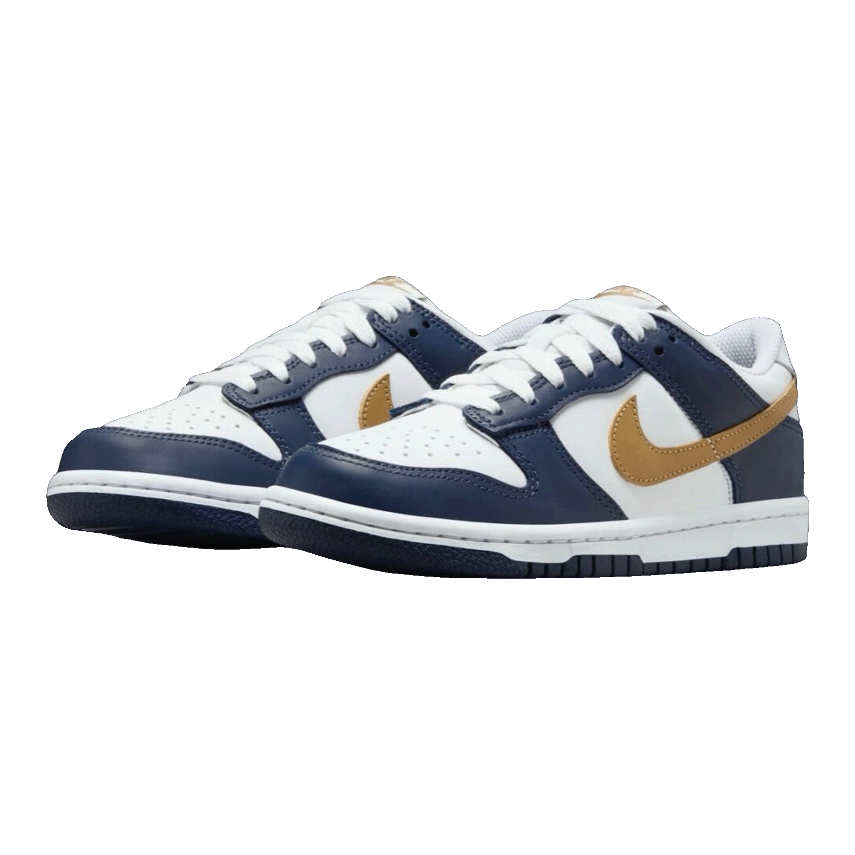 Nike Dunk Low Midnight Navy Wheat (GS) Side FB9109-111