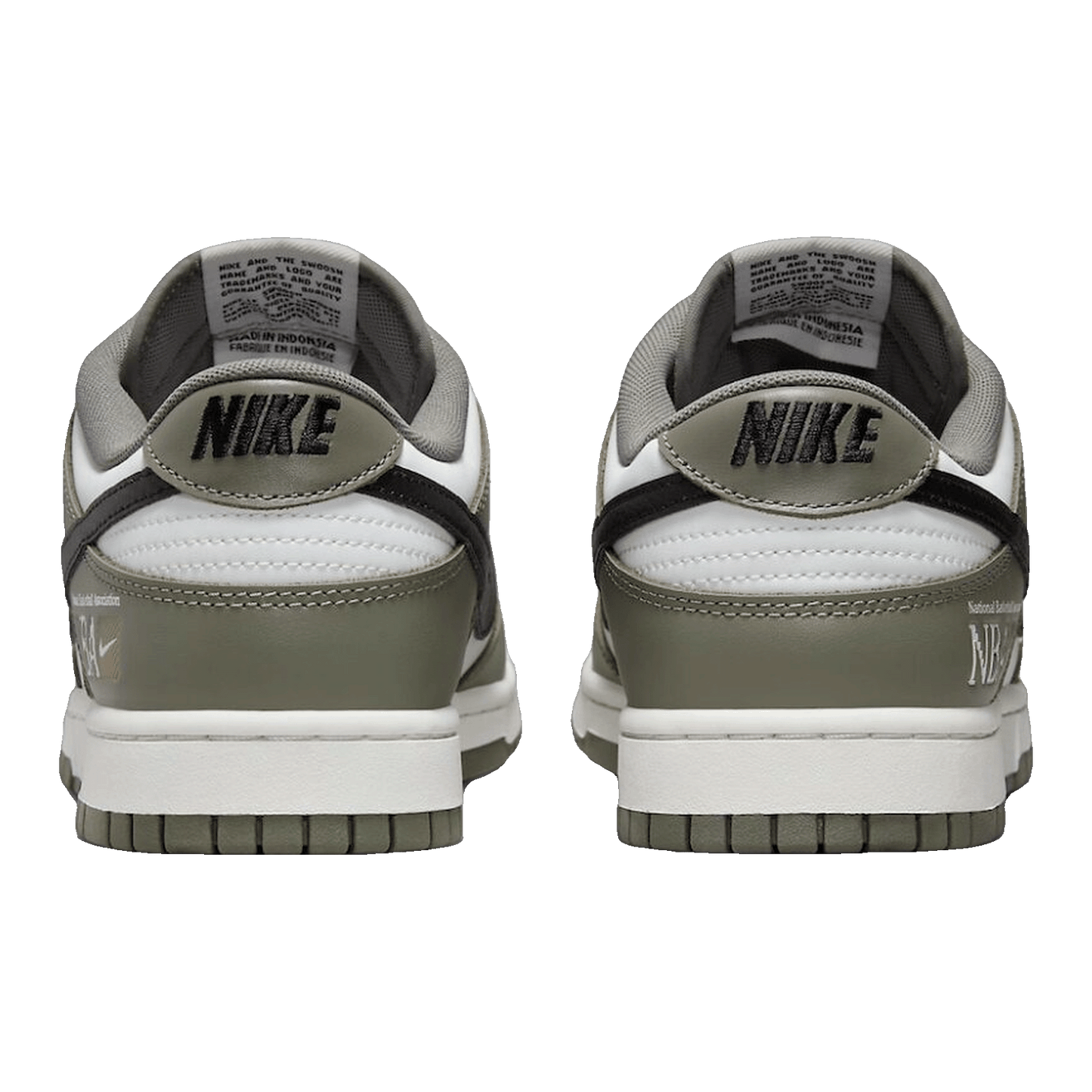 Nike Dunk Low NBA Paris Back FZ4624-001