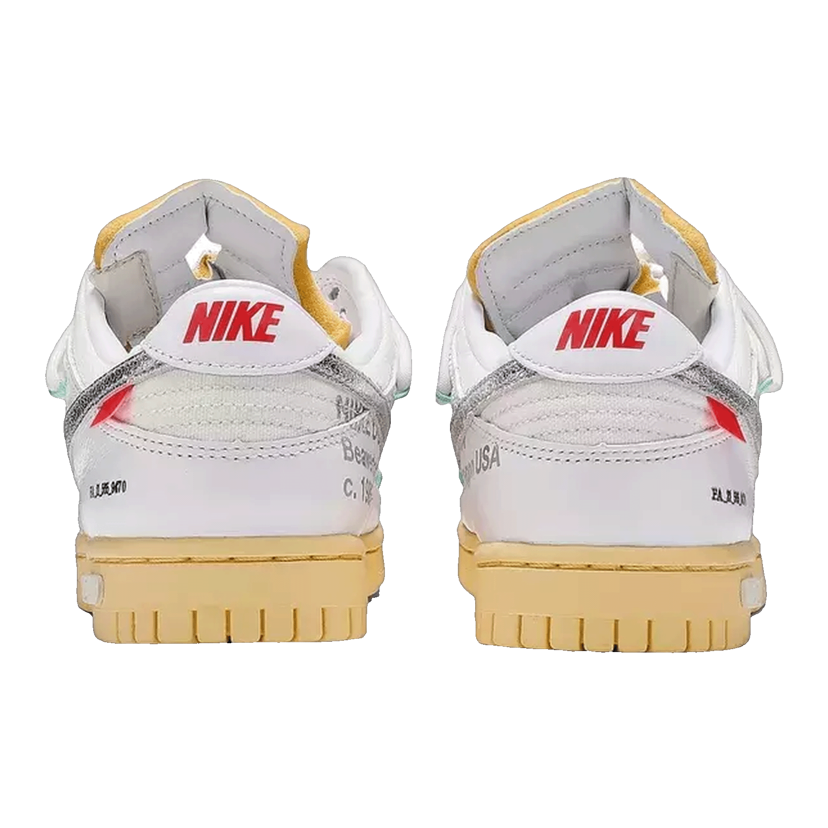 Nike Dunk Low Off-White Lot 1 Back DM1602-127