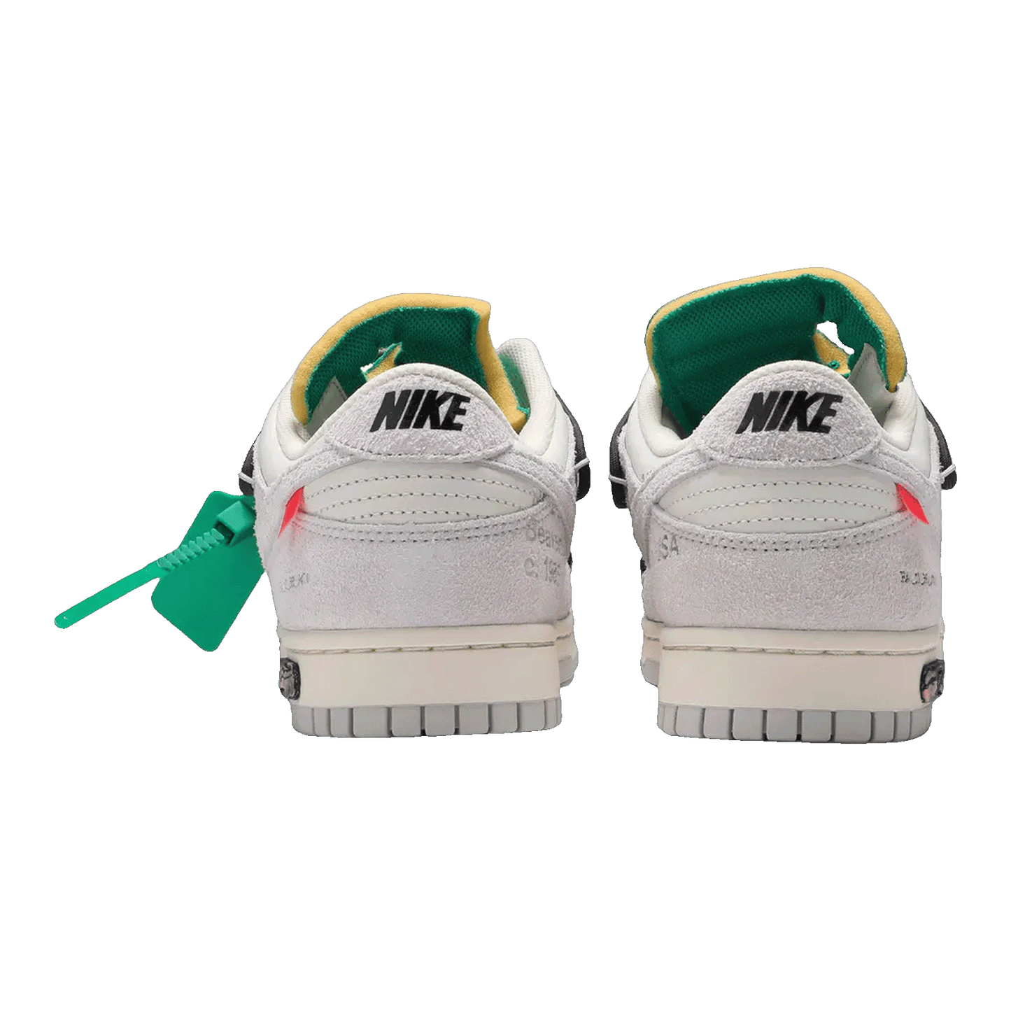 Nike Dunk Low Off-White Lot 20 Back DJ0950-115
