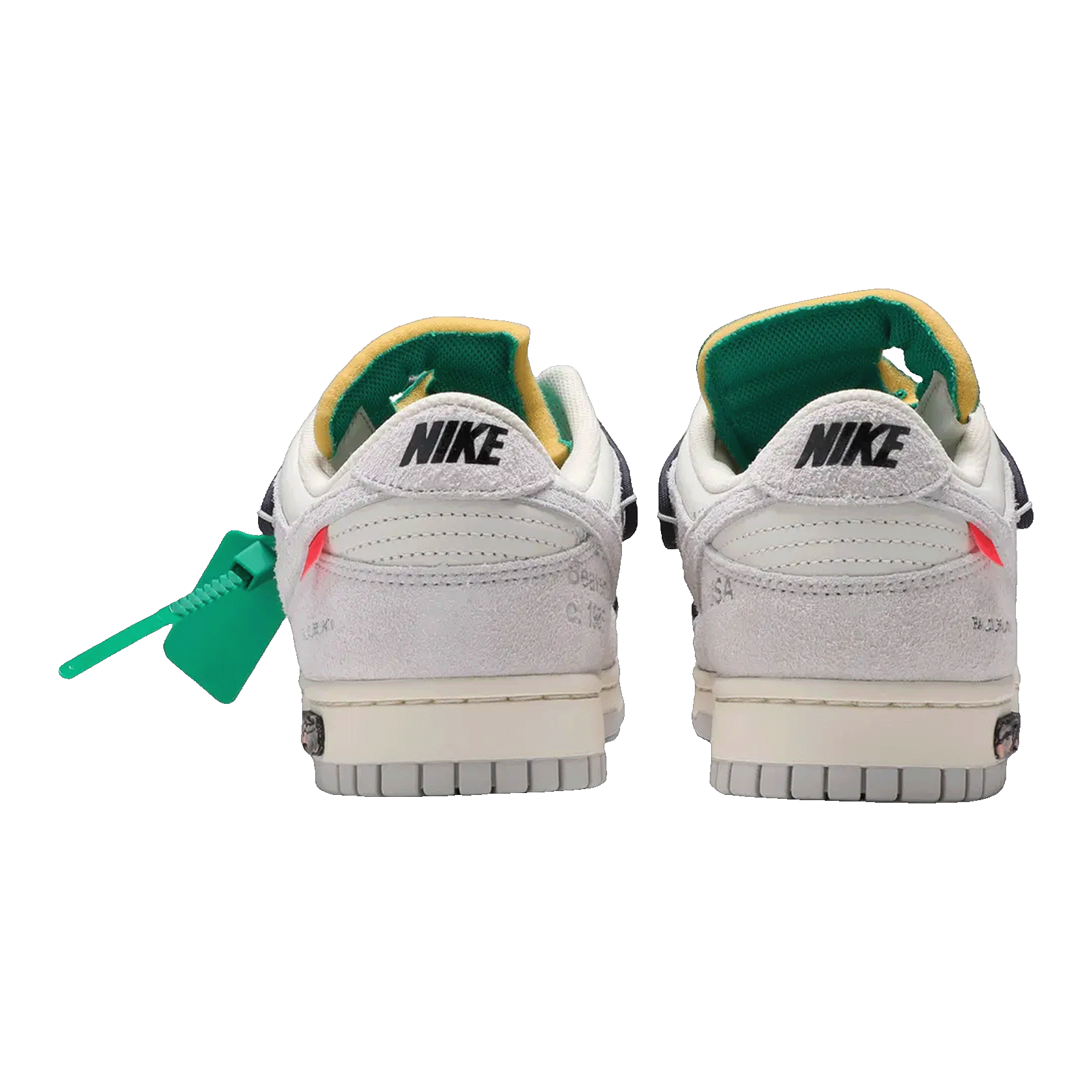 Nike Dunk Low Off-White Lot 20 Back DJ0950-115