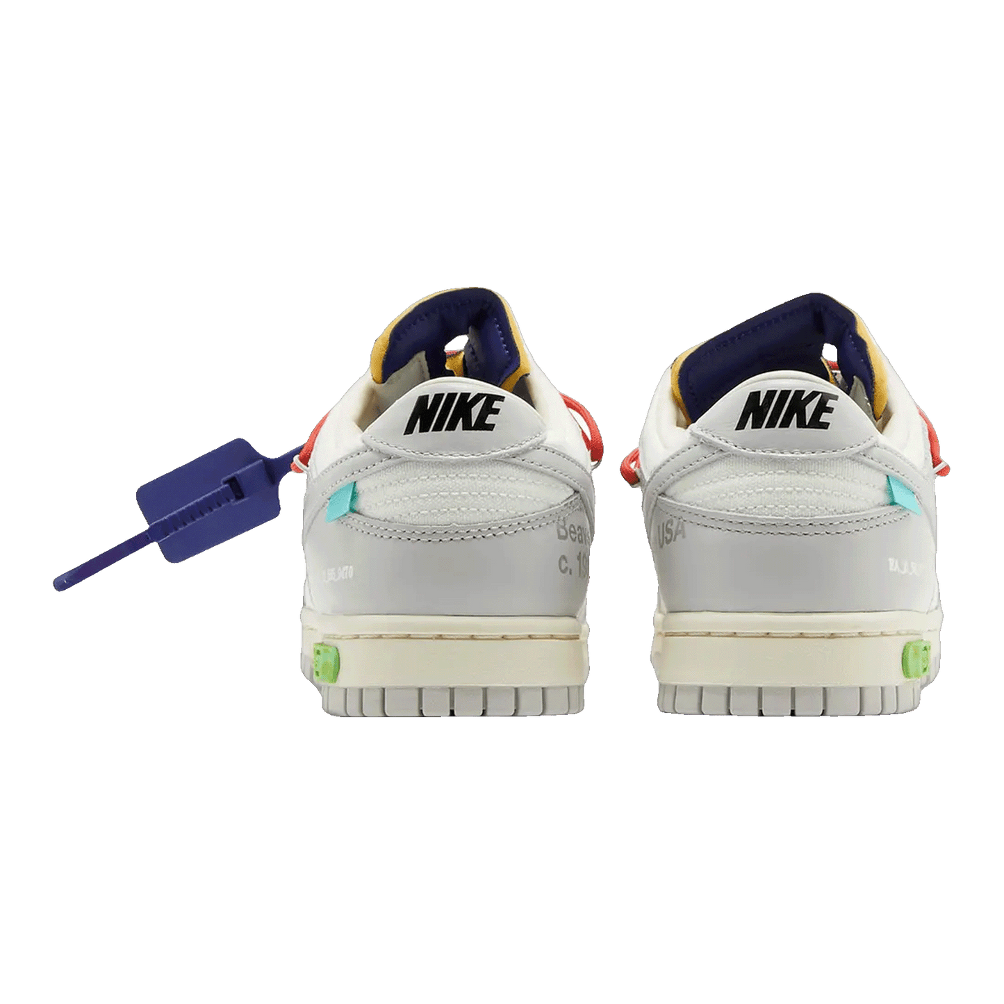 Nike Dunk Low Off-White Lot 23 Back DM1602-126