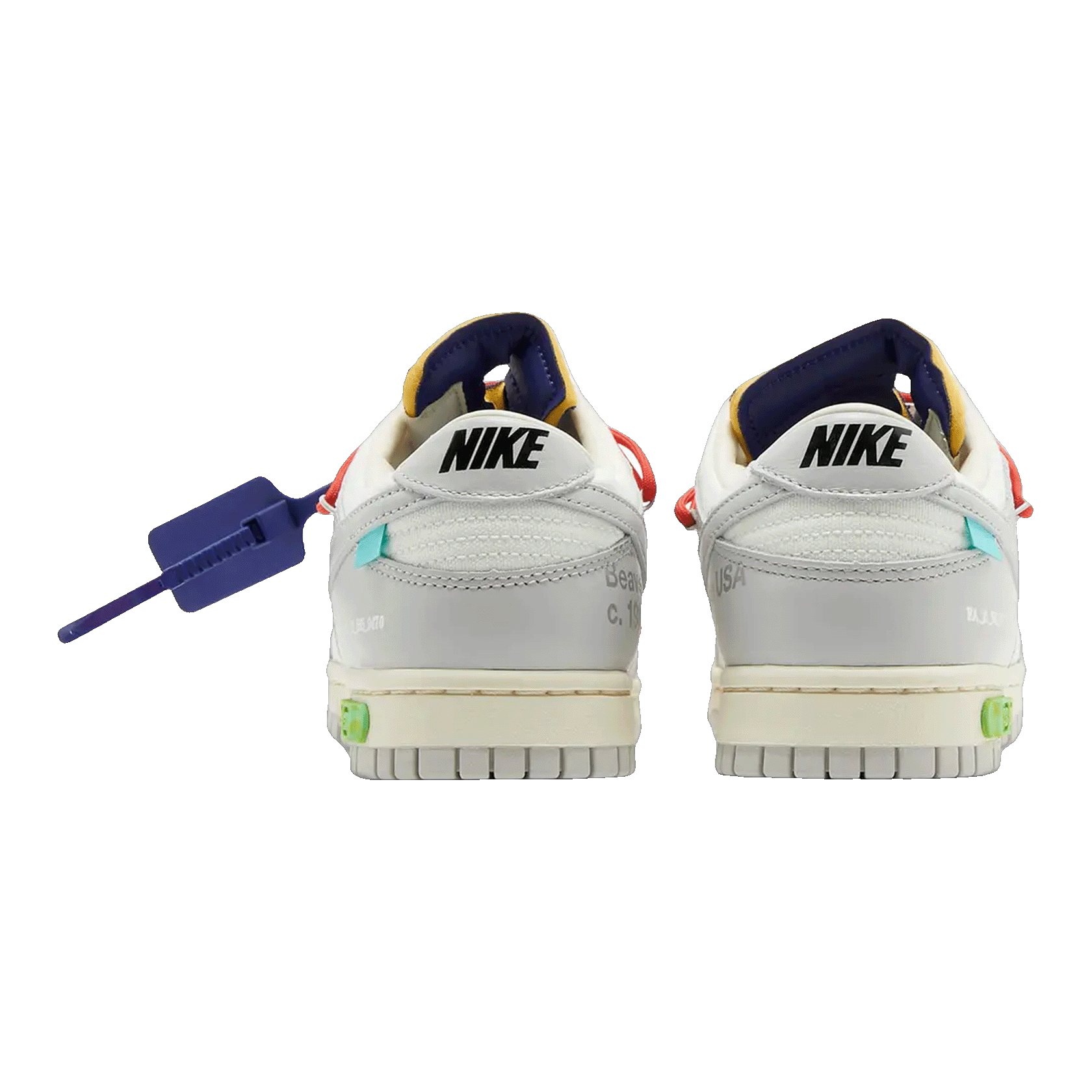 Nike Dunk Low Off-White Lot 23 Back DM1602-126