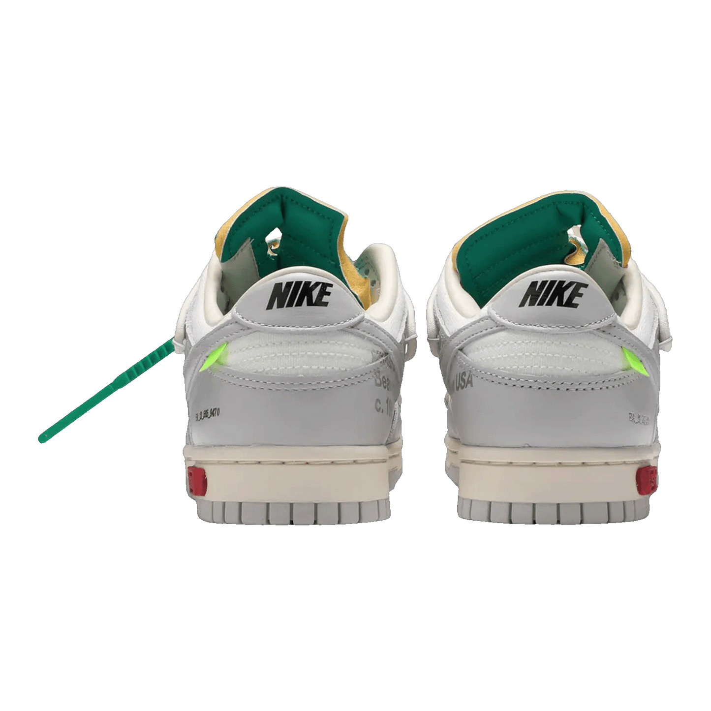 Nike Dunk Low Off-White Lot 25 Back DM1602-121