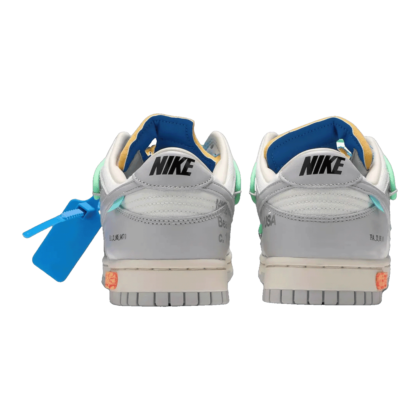 Nike Dunk Low Off-White Lot 26 Back DM1602-116