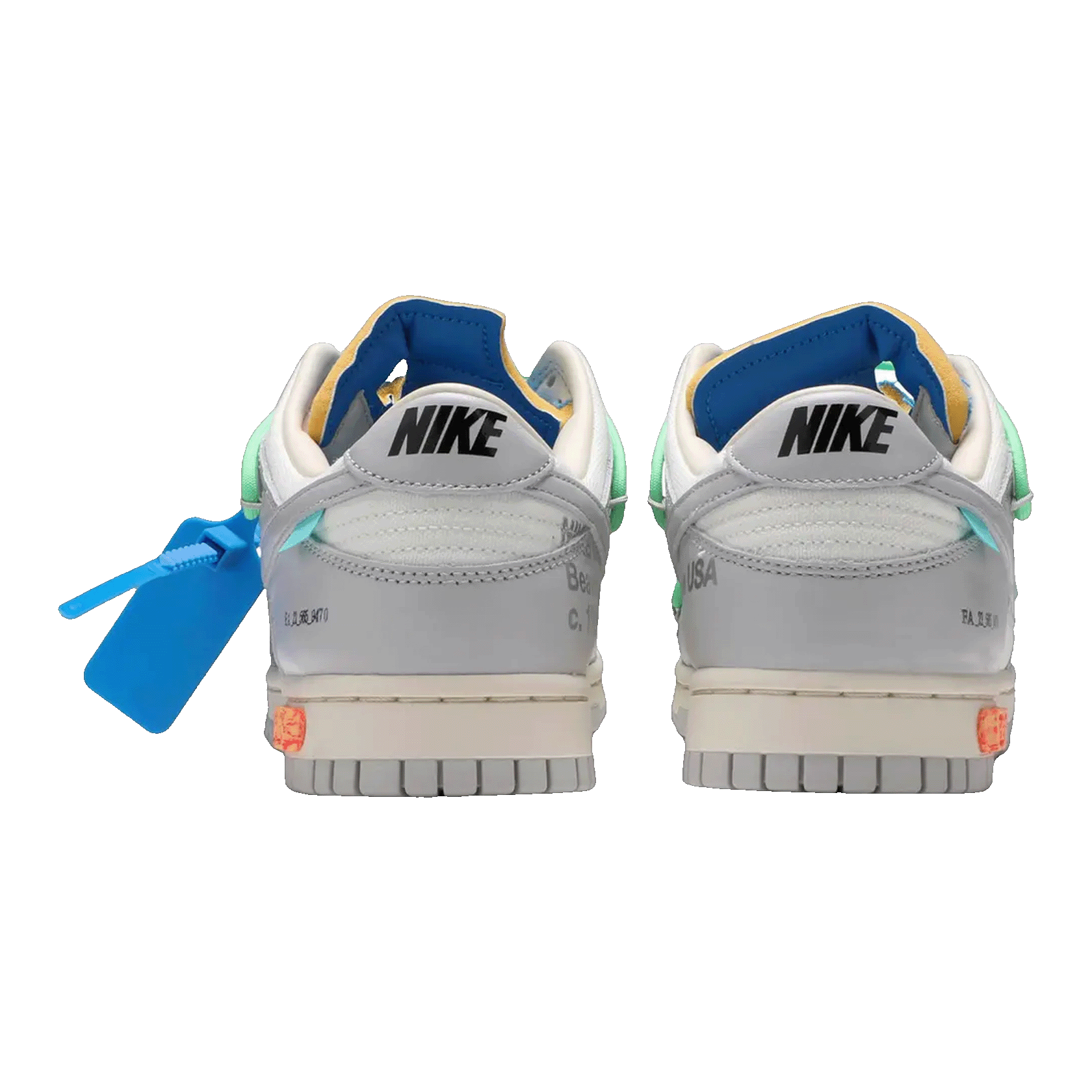 Nike Dunk Low Off-White Lot 26 Back DM1602-116