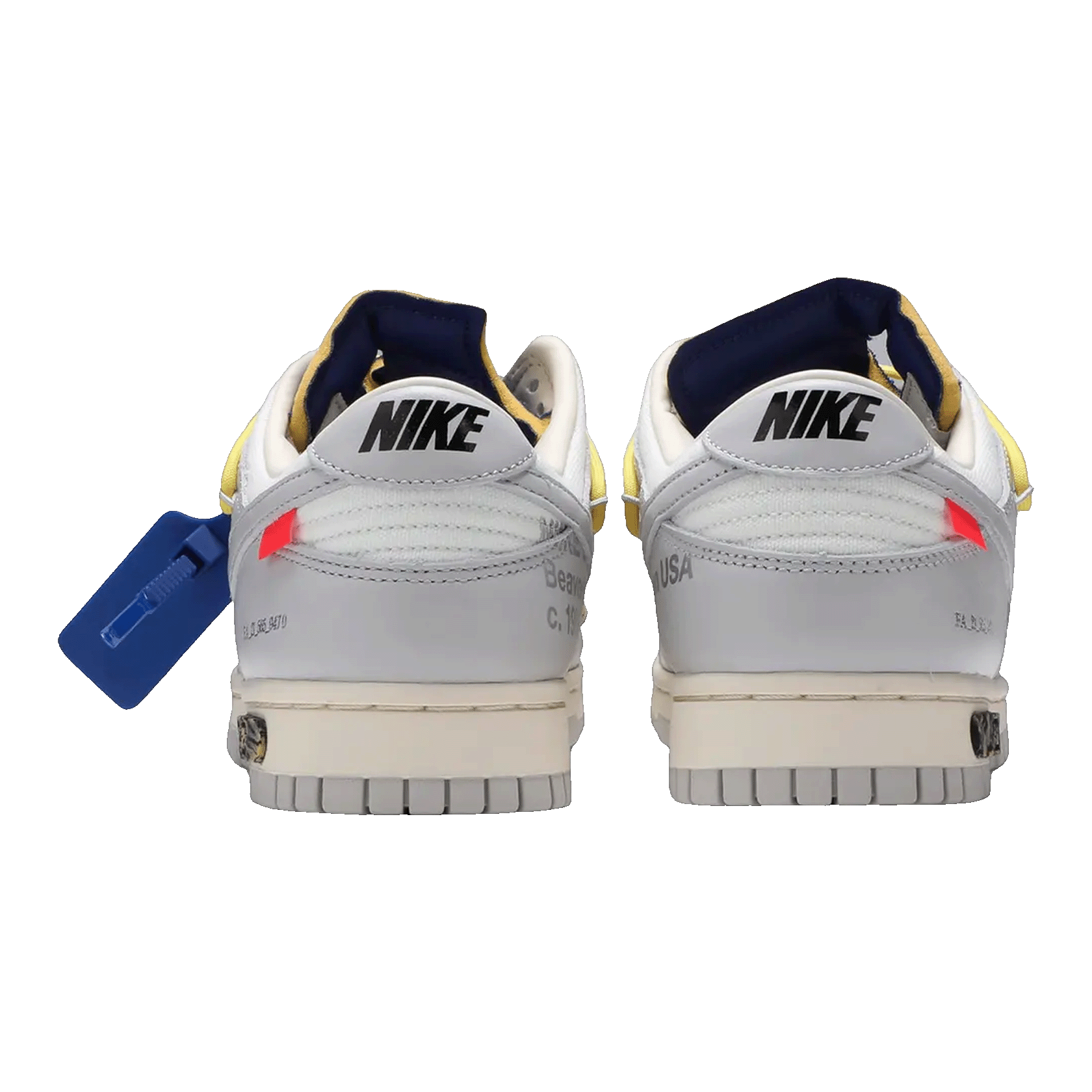 Nike Dunk Low Off-White Lot 27 Back DM1602-120