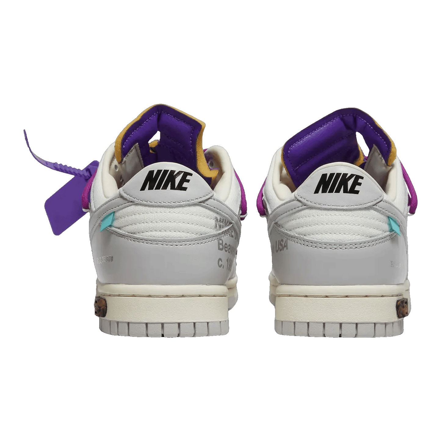 Nike Dunk Low Off-White Lot 28 Back DM1602-111