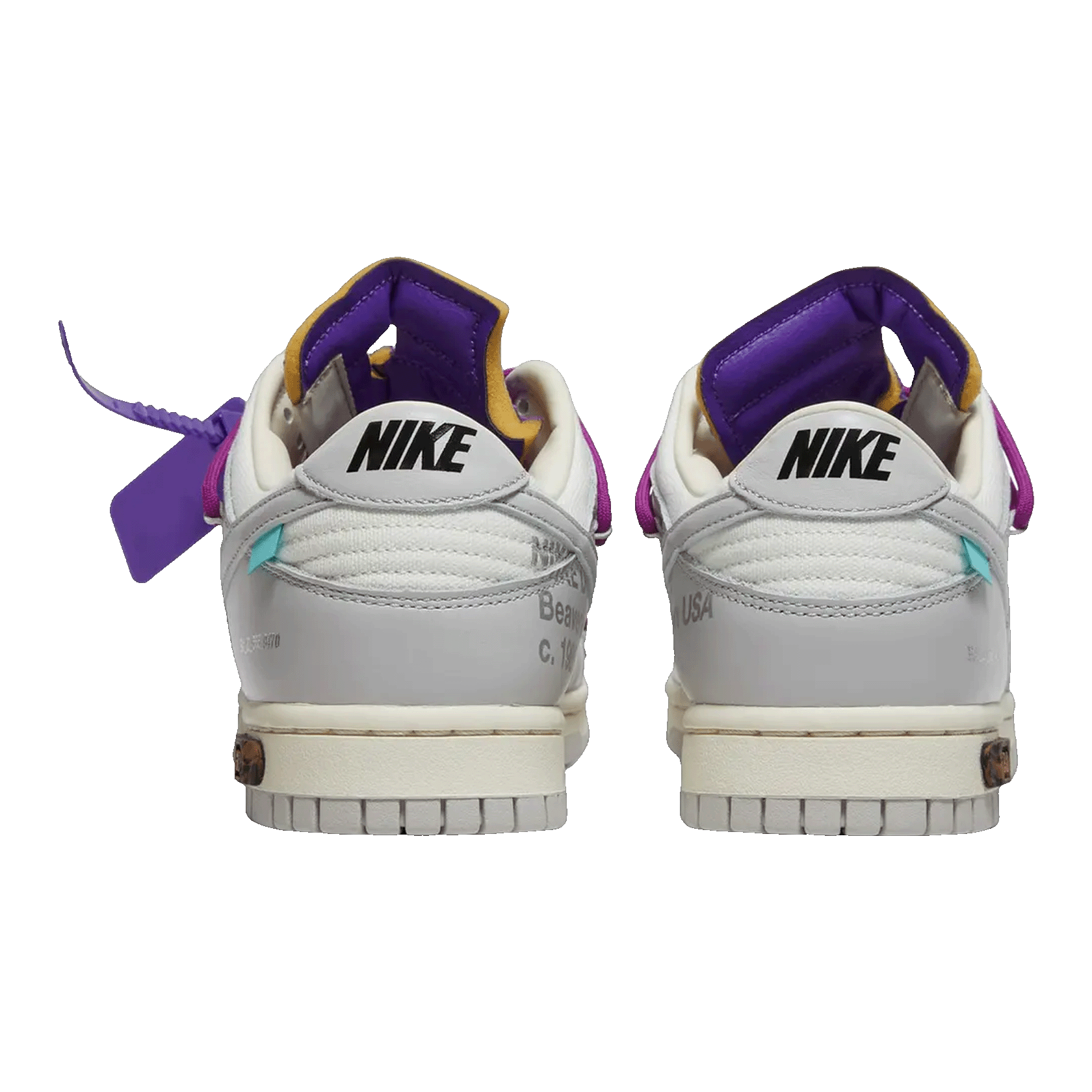 Nike Dunk Low Off-White Lot 28 Back DM1602-111