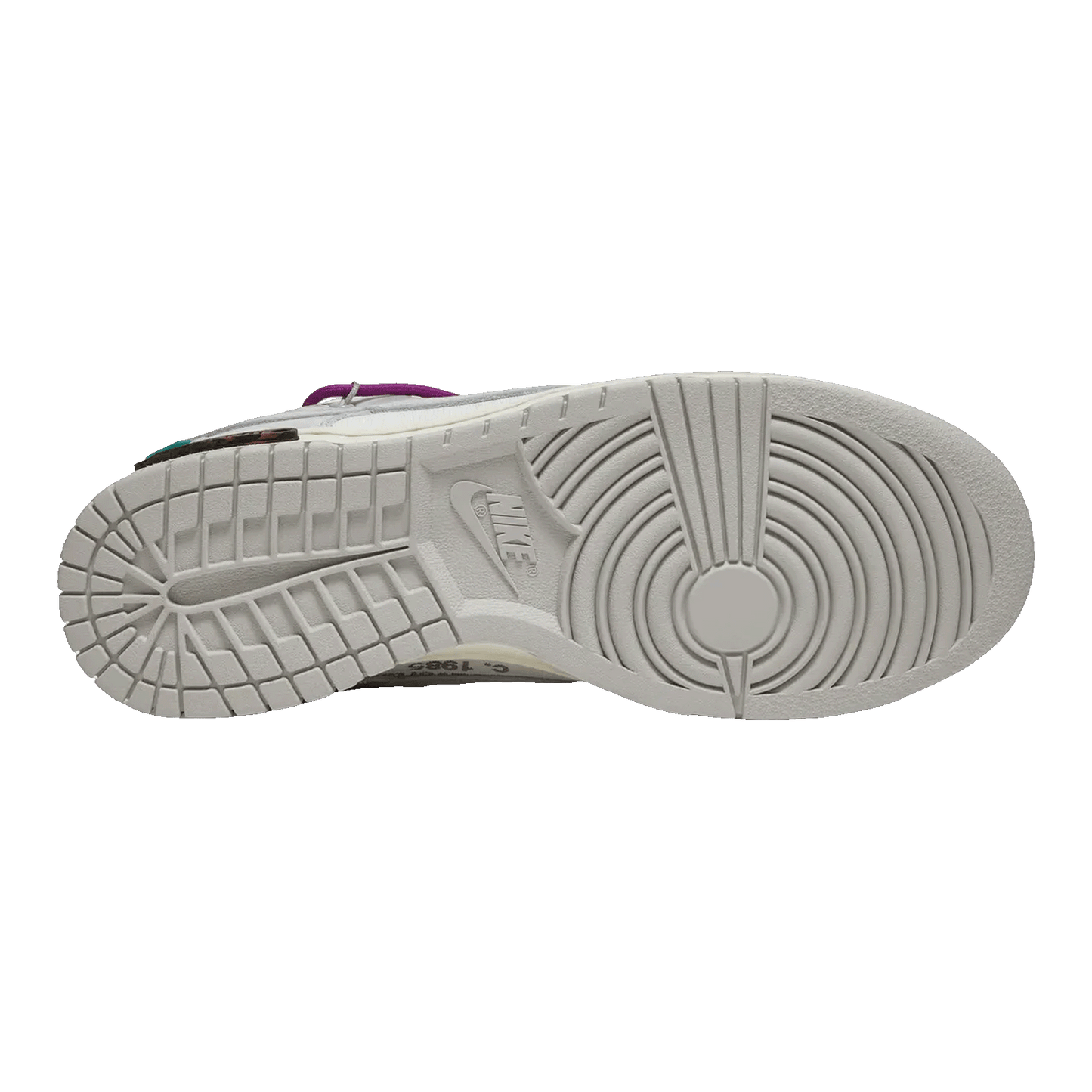 Nike Dunk Low Off-White Lot 28 Sohle DM1602-111