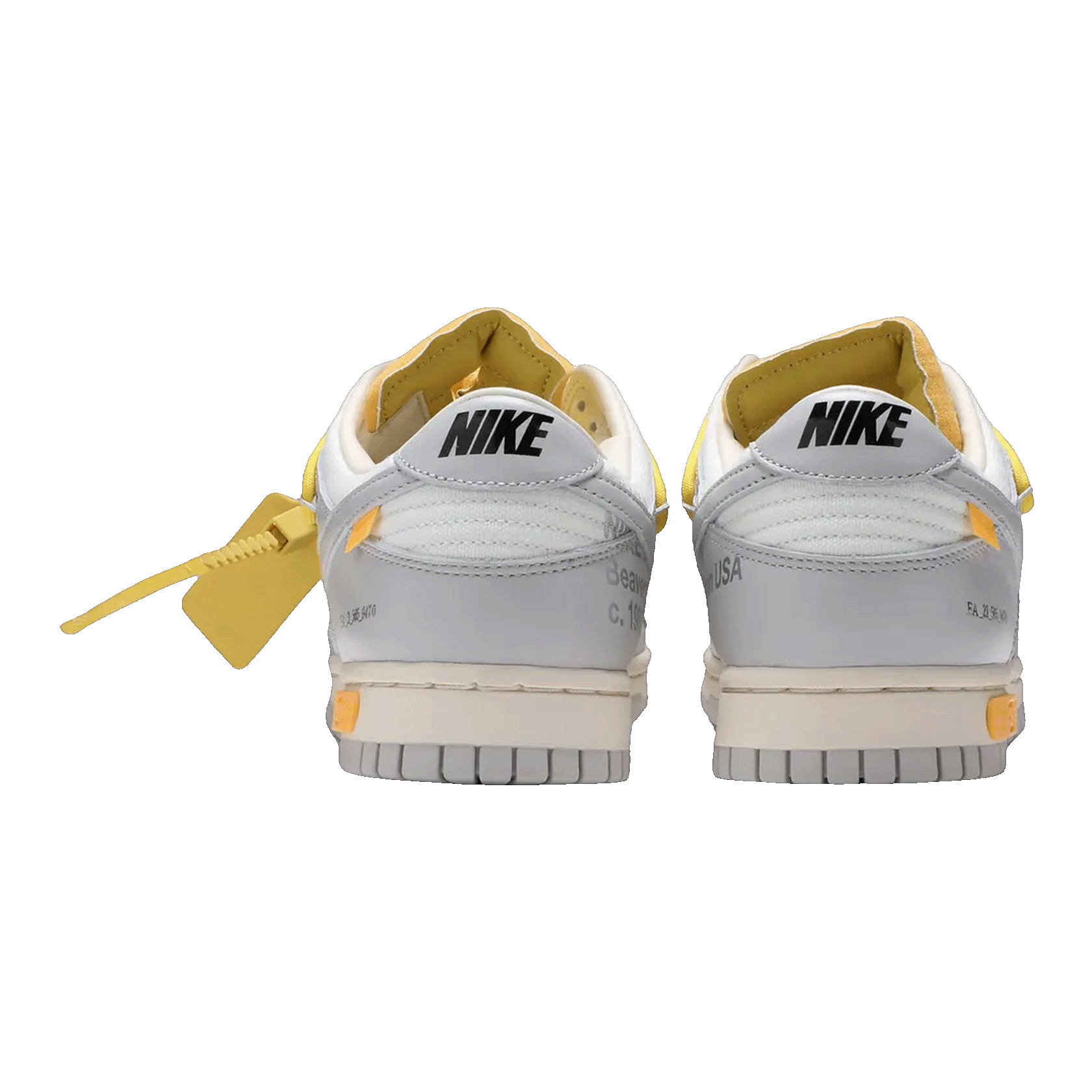 Nike Dunk Low Off-White Lot 29 Back DM1602-103