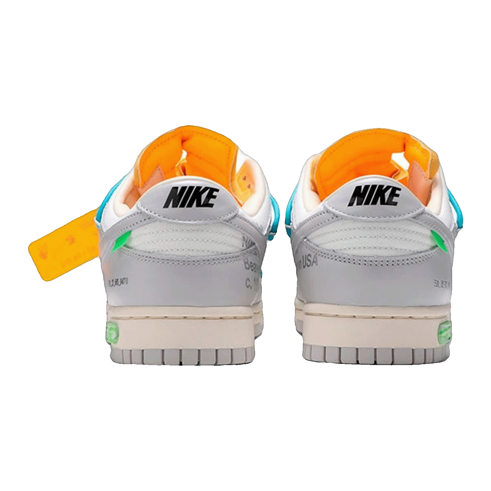 Nike Dunk Low Off-White Lot 2 Back DM1602-115
