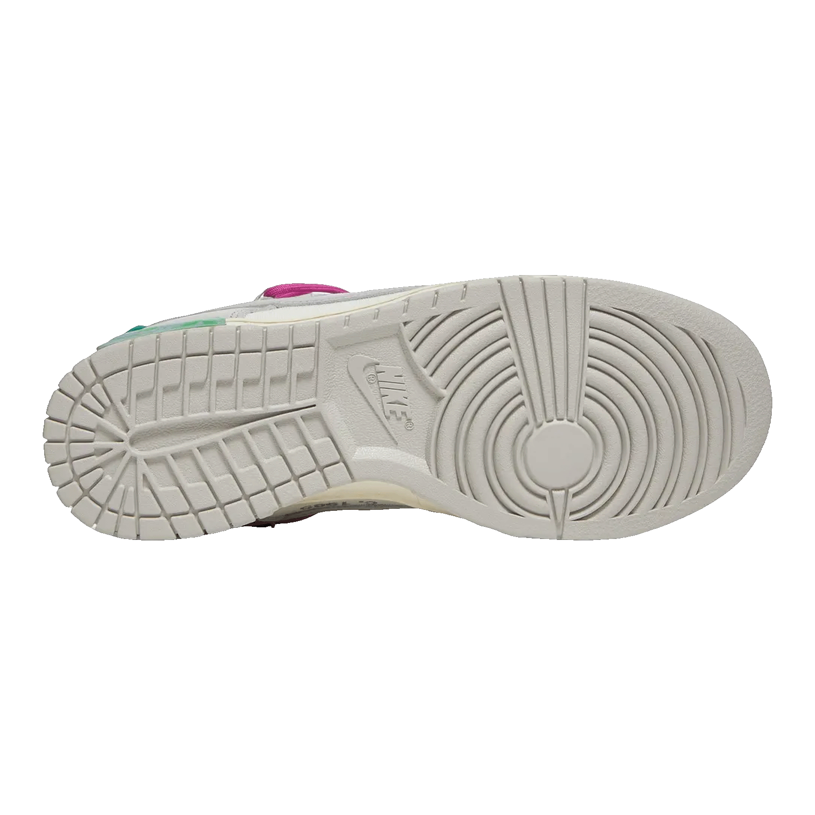 Nike Dunk Low Off-White Lot 30 Sohle DM1602-122