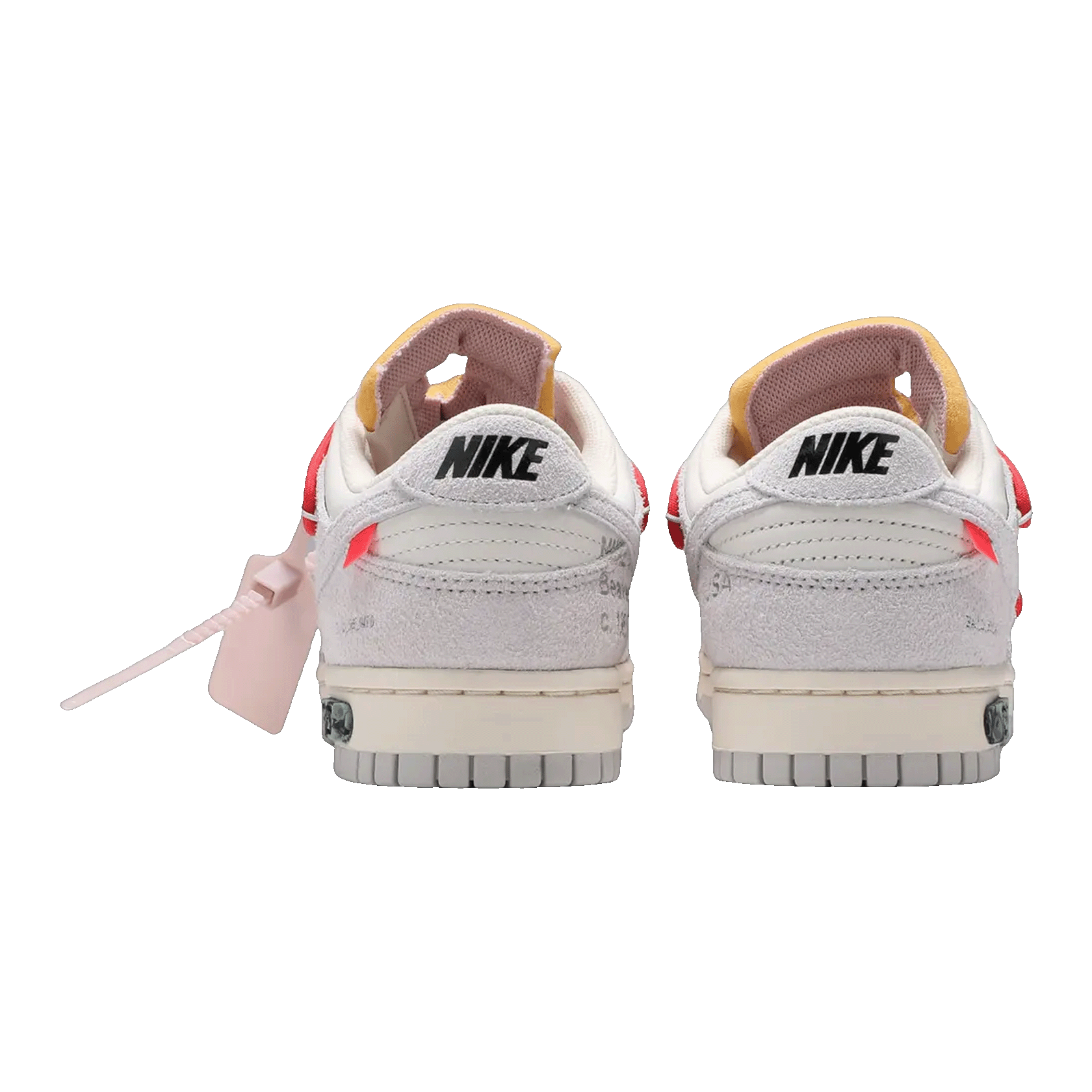 Nike Dunk Low Off-White Lot 33 Back DJ0950-118