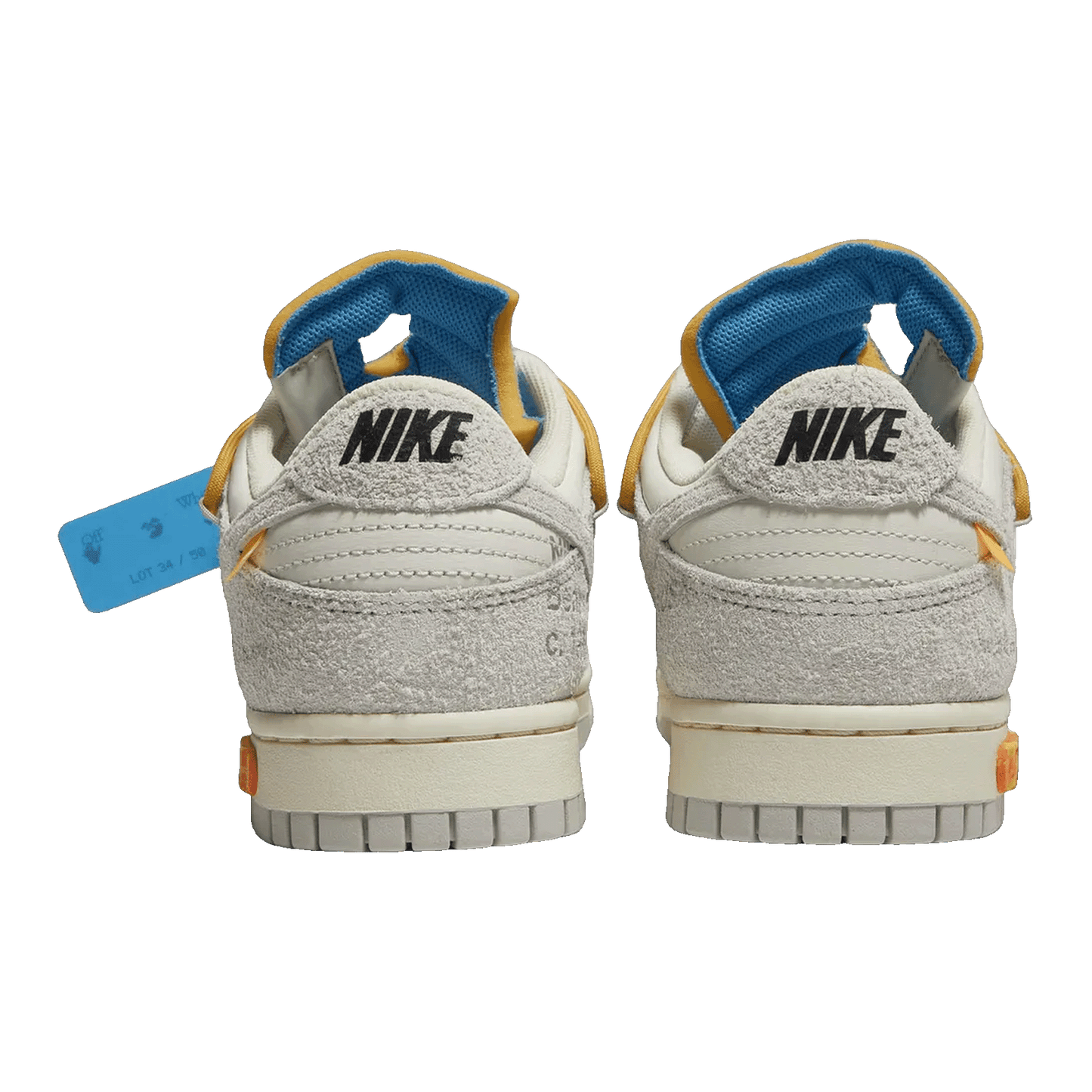 Nike Dunk Low Off-White Lot 34 Back DJ0950-102