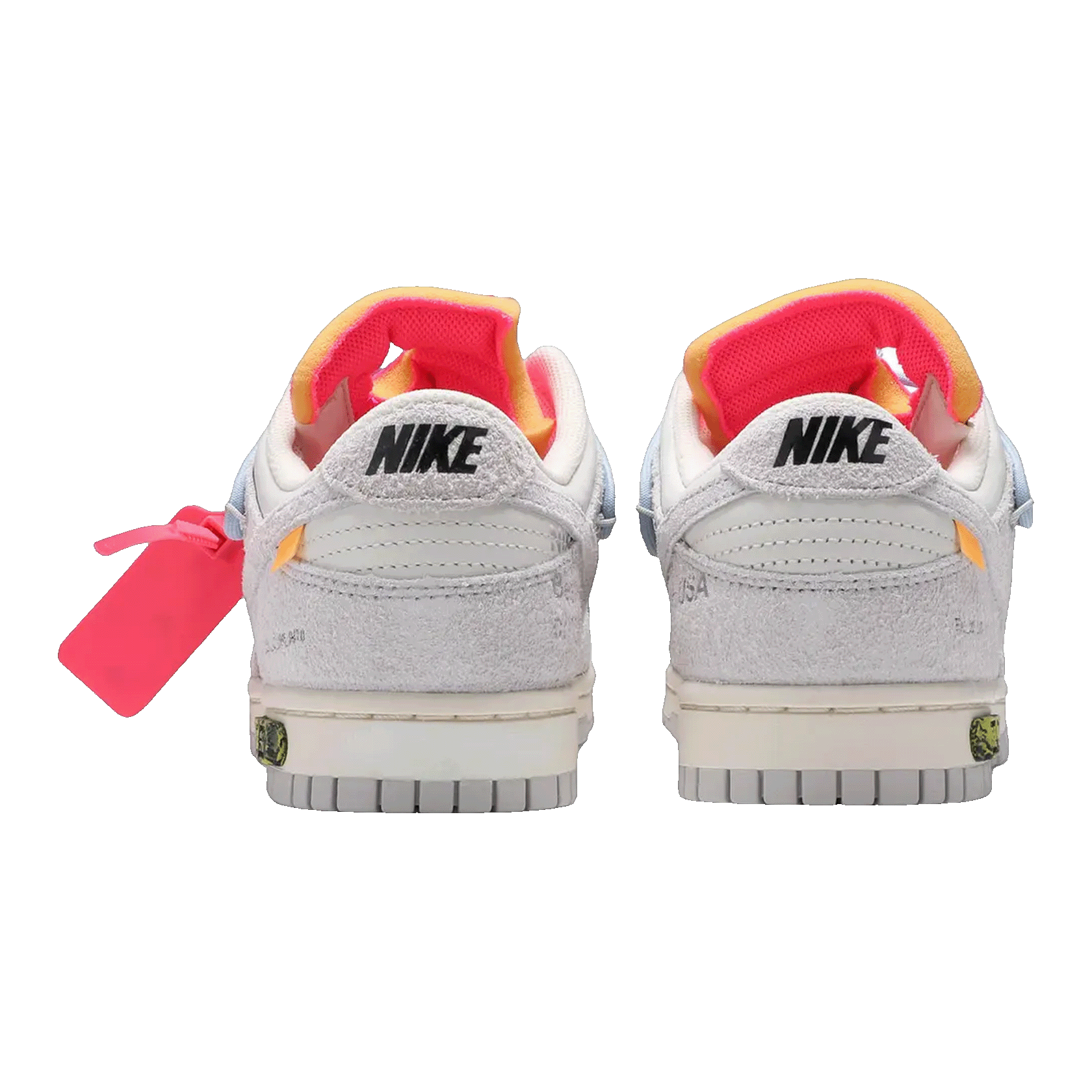 Nike Dunk Low Off-White Lot 38 Back DJ0950-113