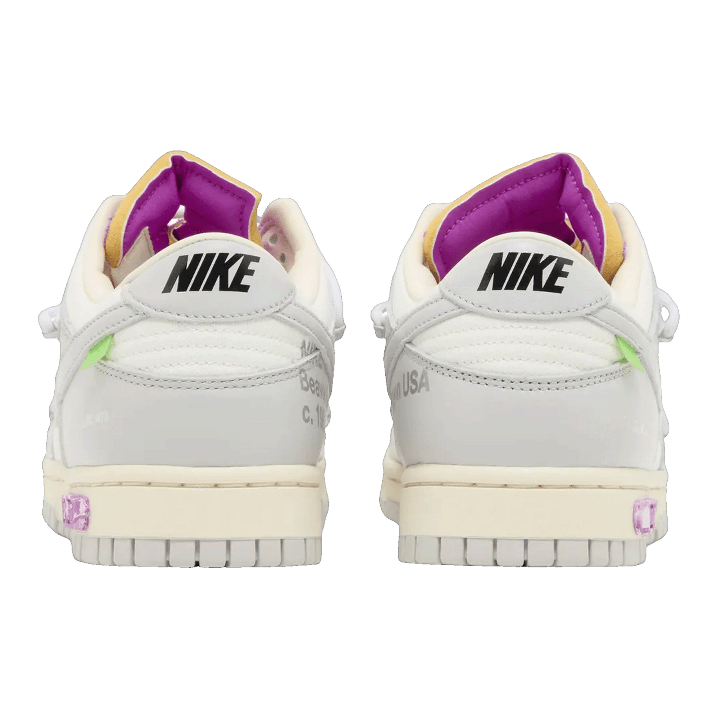 Nike Dunk Low Off-White Lot 3 Back DM1602-118